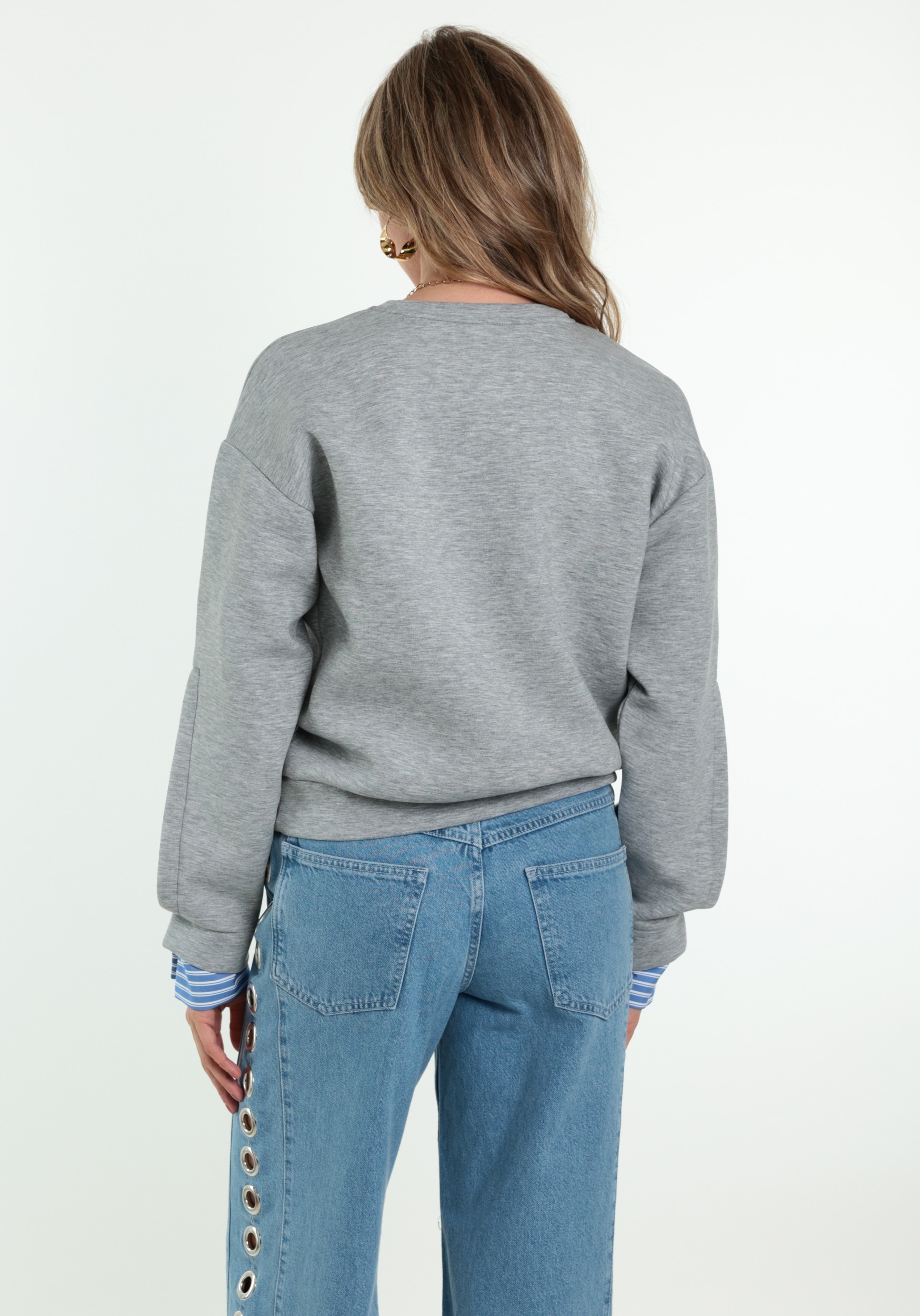 VERO MODA Sweater Morgan 10355808 Licht grijs