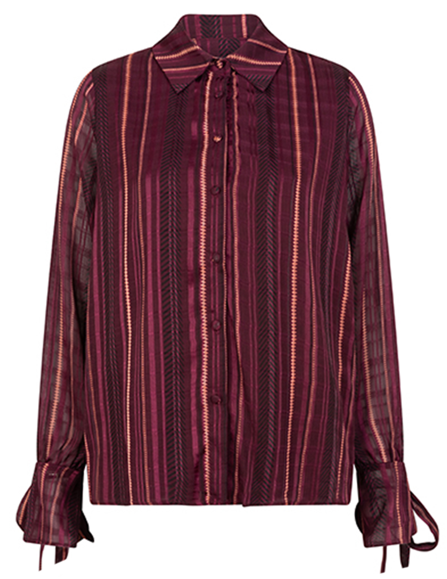 Lofty Manner Blouse Mette QK08 Bordeaux