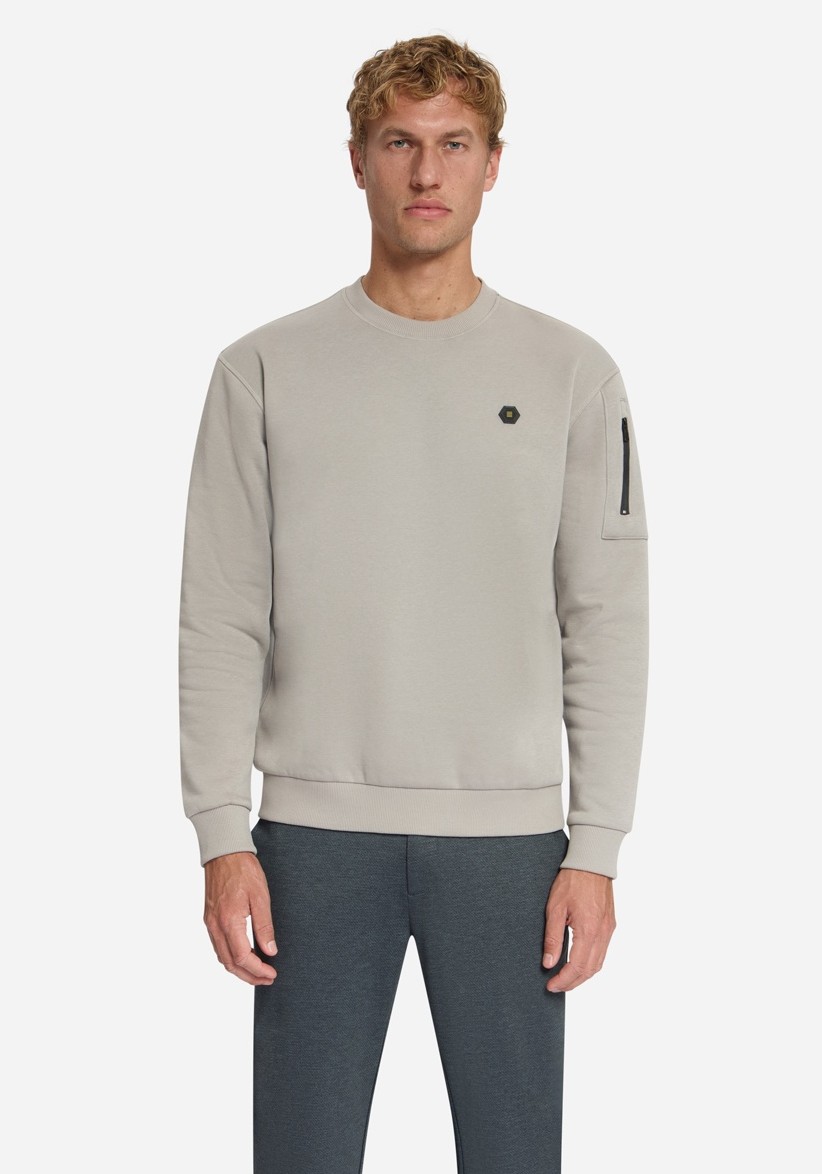 No Excess Sweater 33130857 Licht grijs