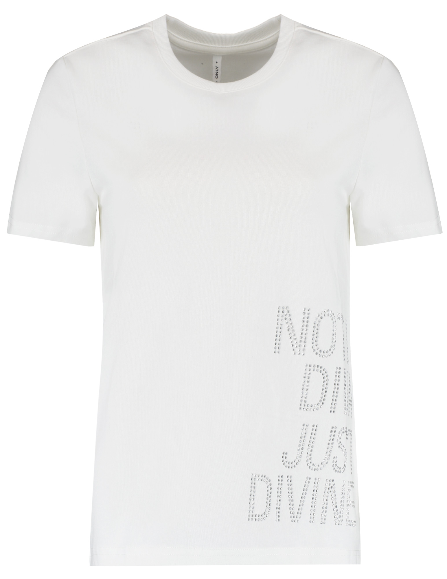 Only T-shirt Riri stones 15345366 Wit