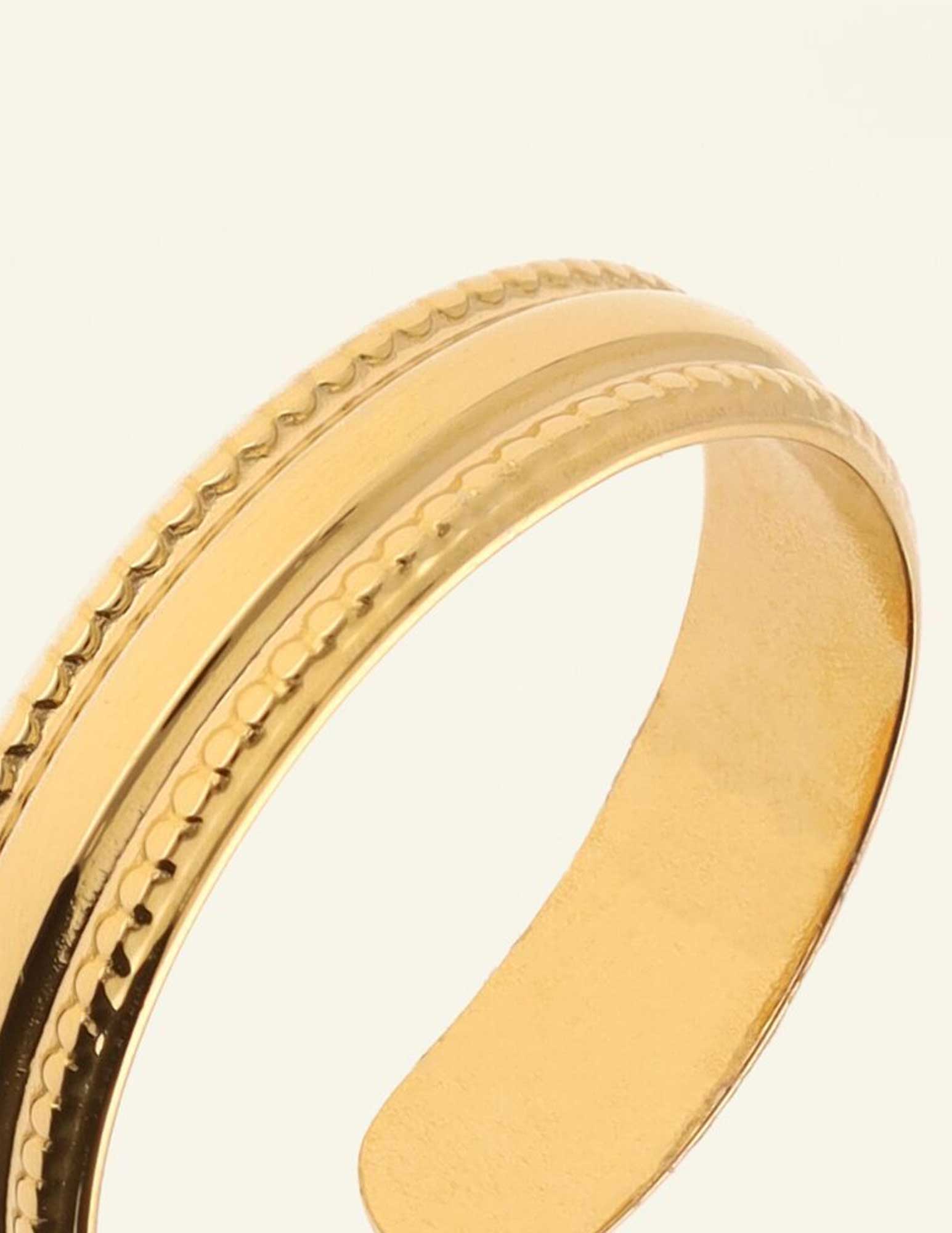 My Jewellery Ring met drie rijen MJ09055 Goud