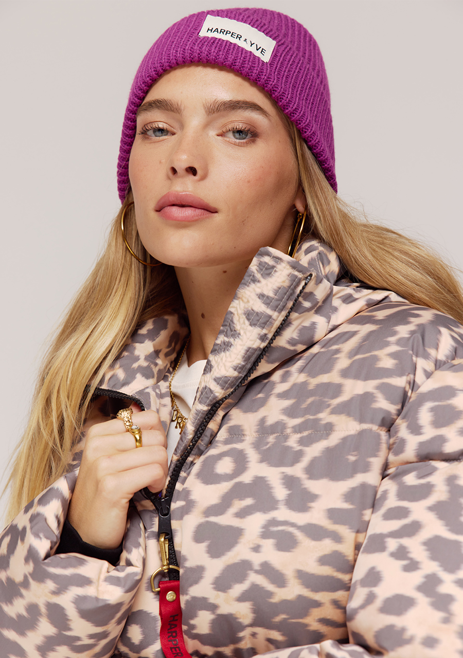 Harper & Yve Beanie harper AW25NACC01 Paars