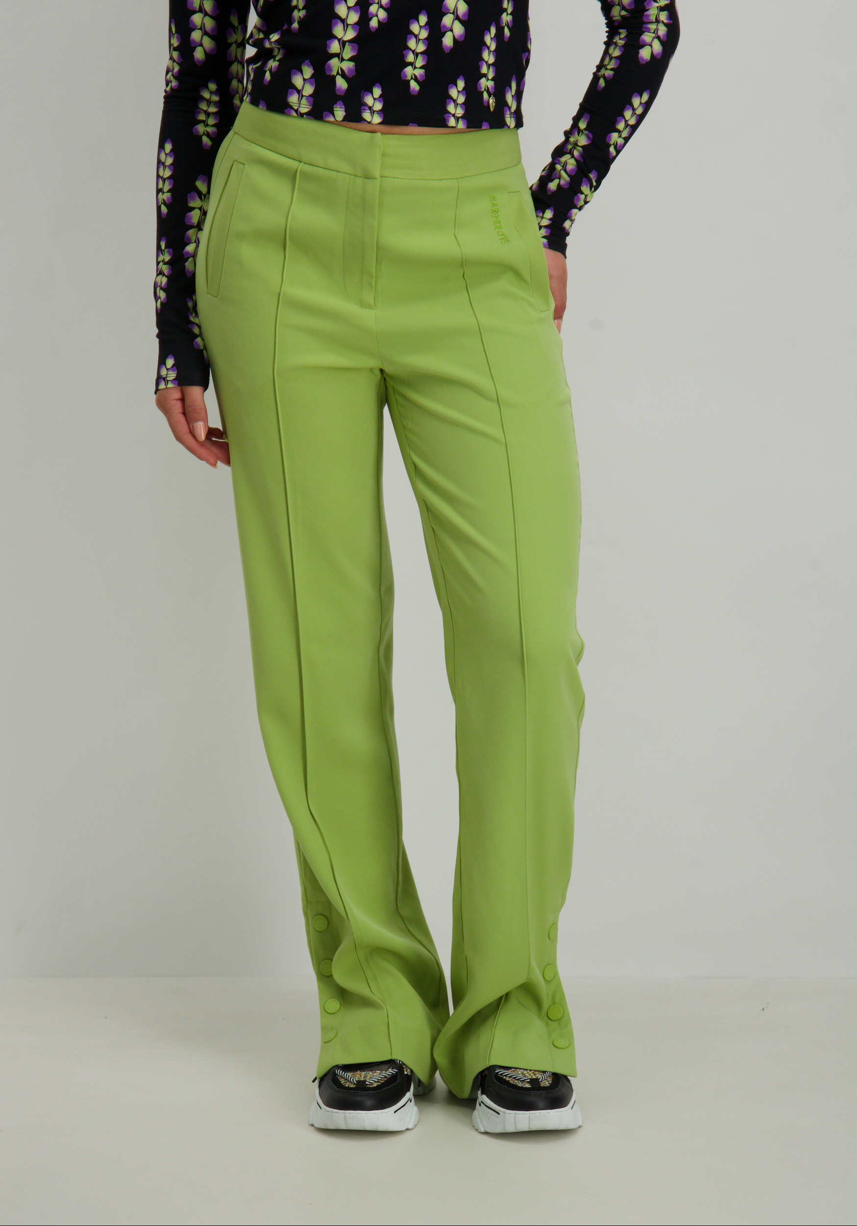 Harper & Yve Broek Yagger AW24N104 Groen