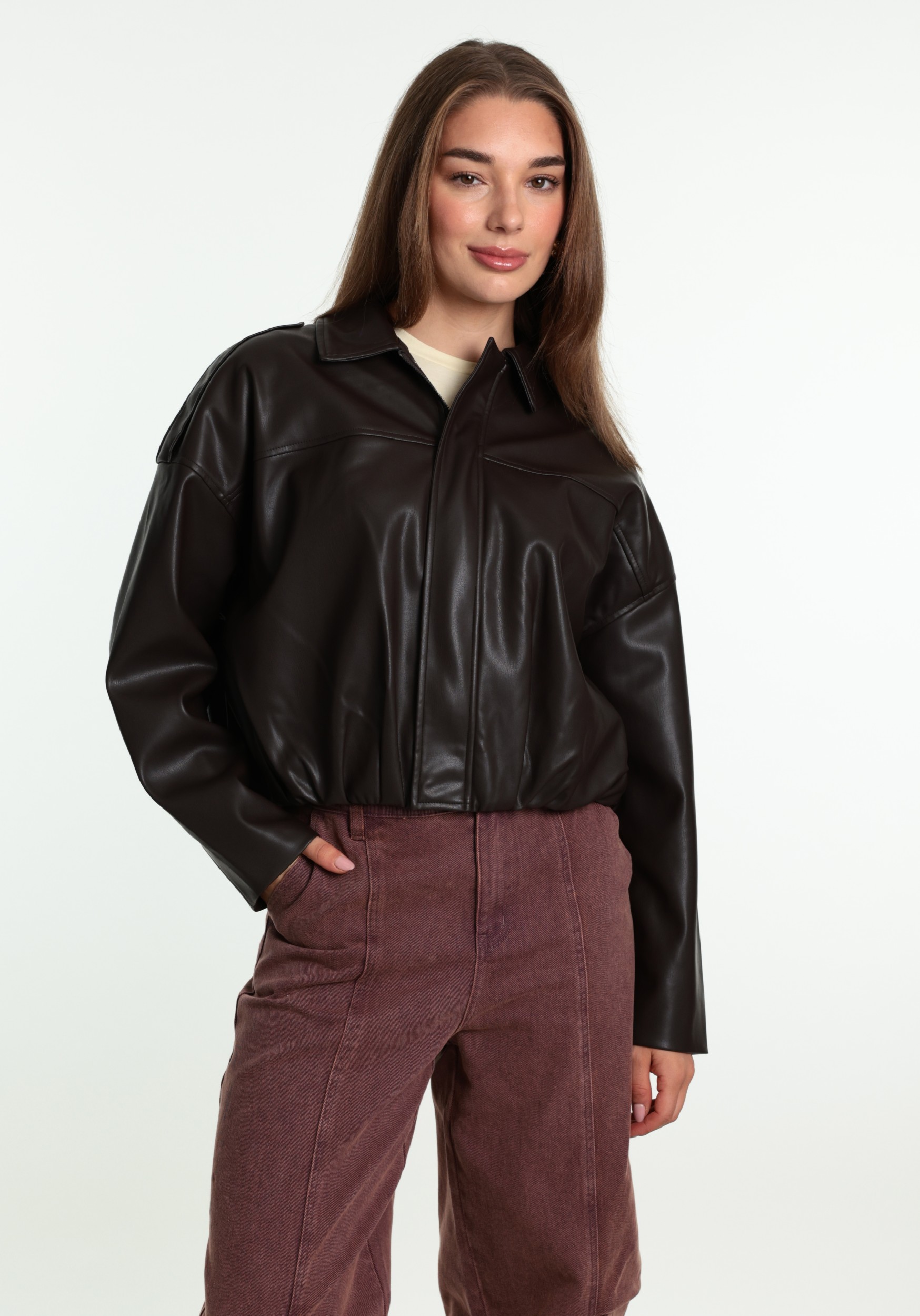 ONLY Jacket Moon-neli 15383675 Donker bruin