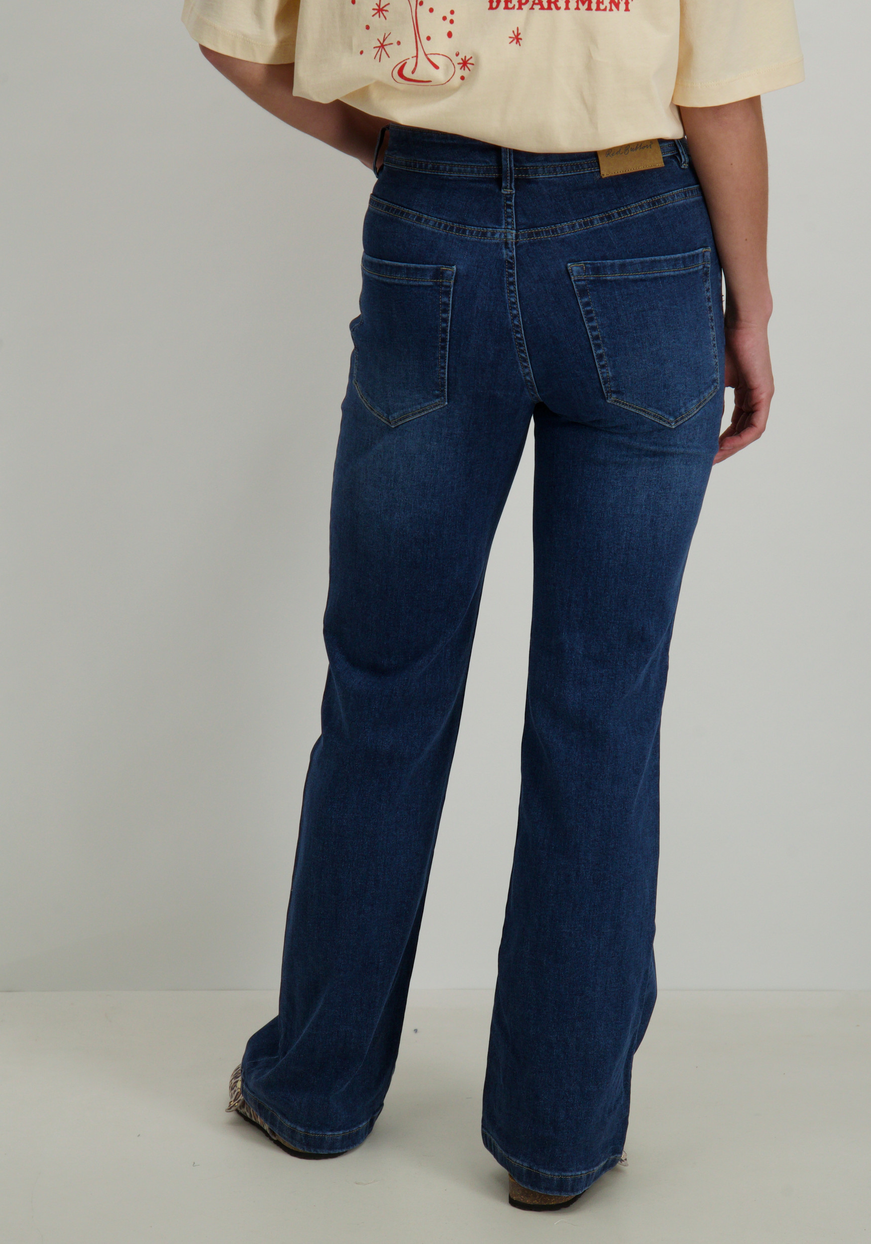 Red Button Jeans Colette dark stone SRB4334B SS25 Jeans blauw