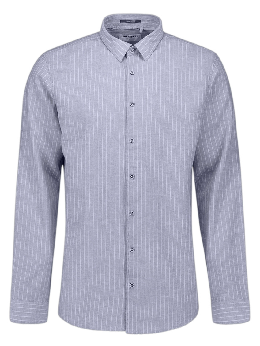 No Excess Overhemd 31470227SN Blauw