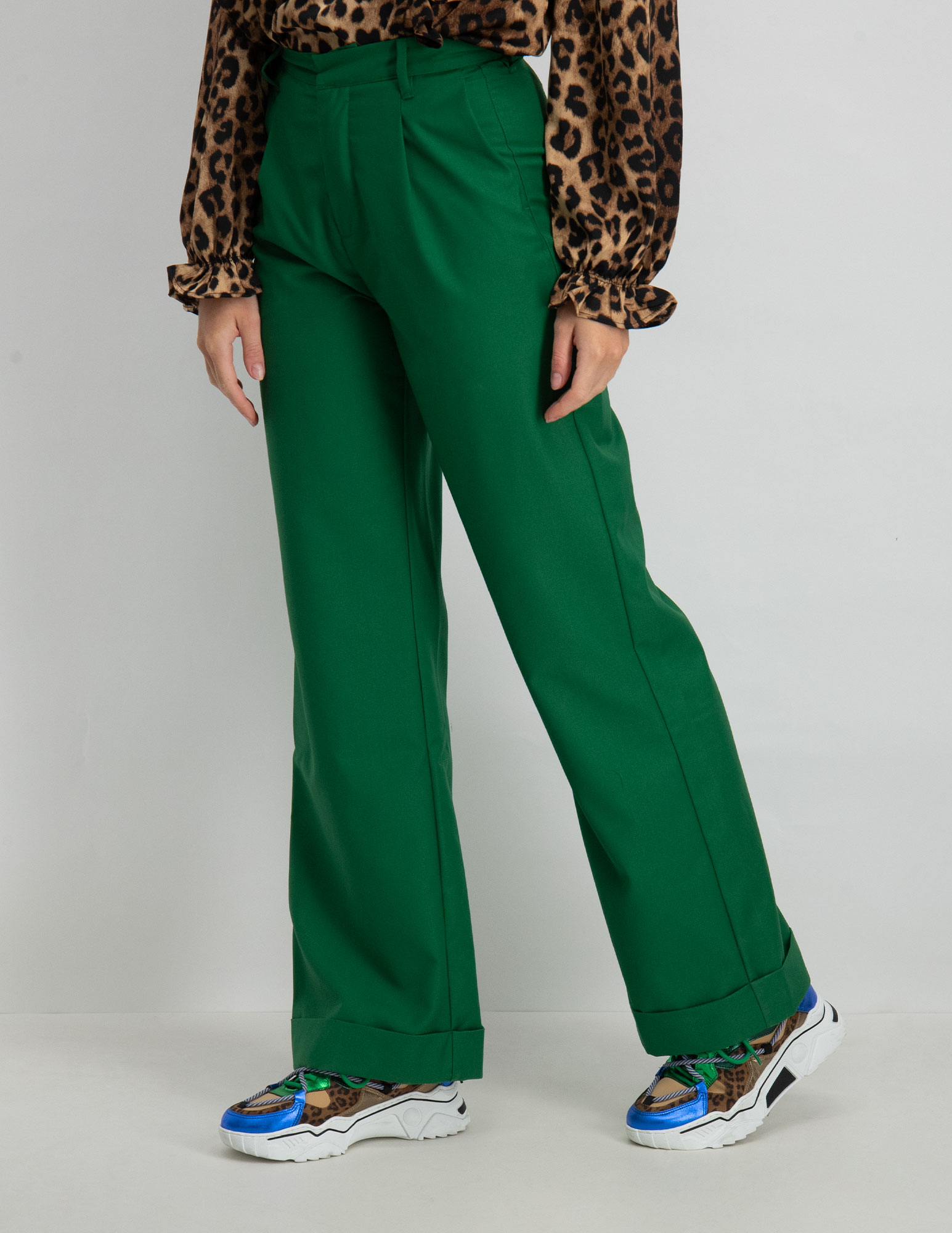 Colourful Rebel Broek Alden WP115132 Groen