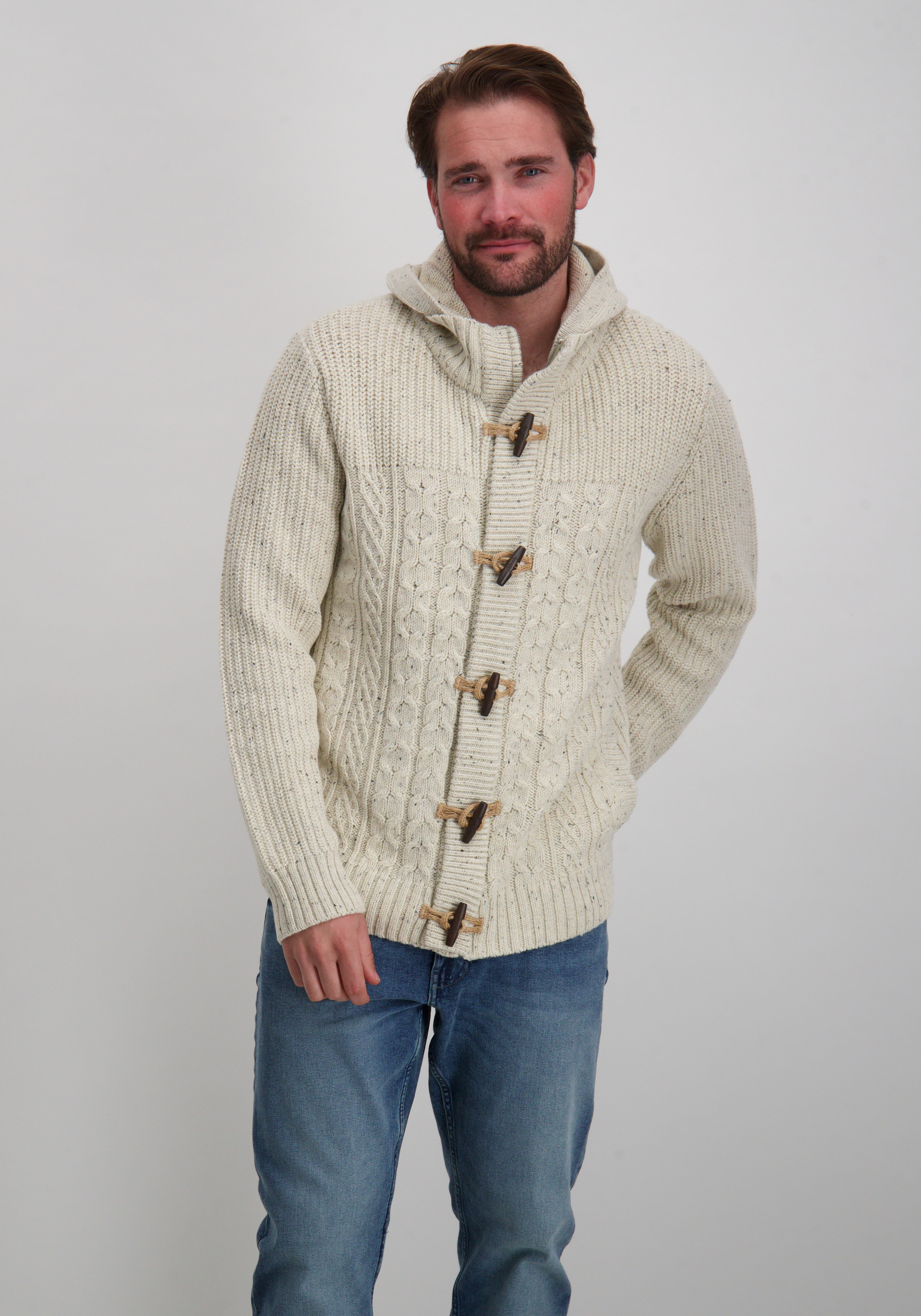 Petrol Vest M-3050-KWH210 Ecru