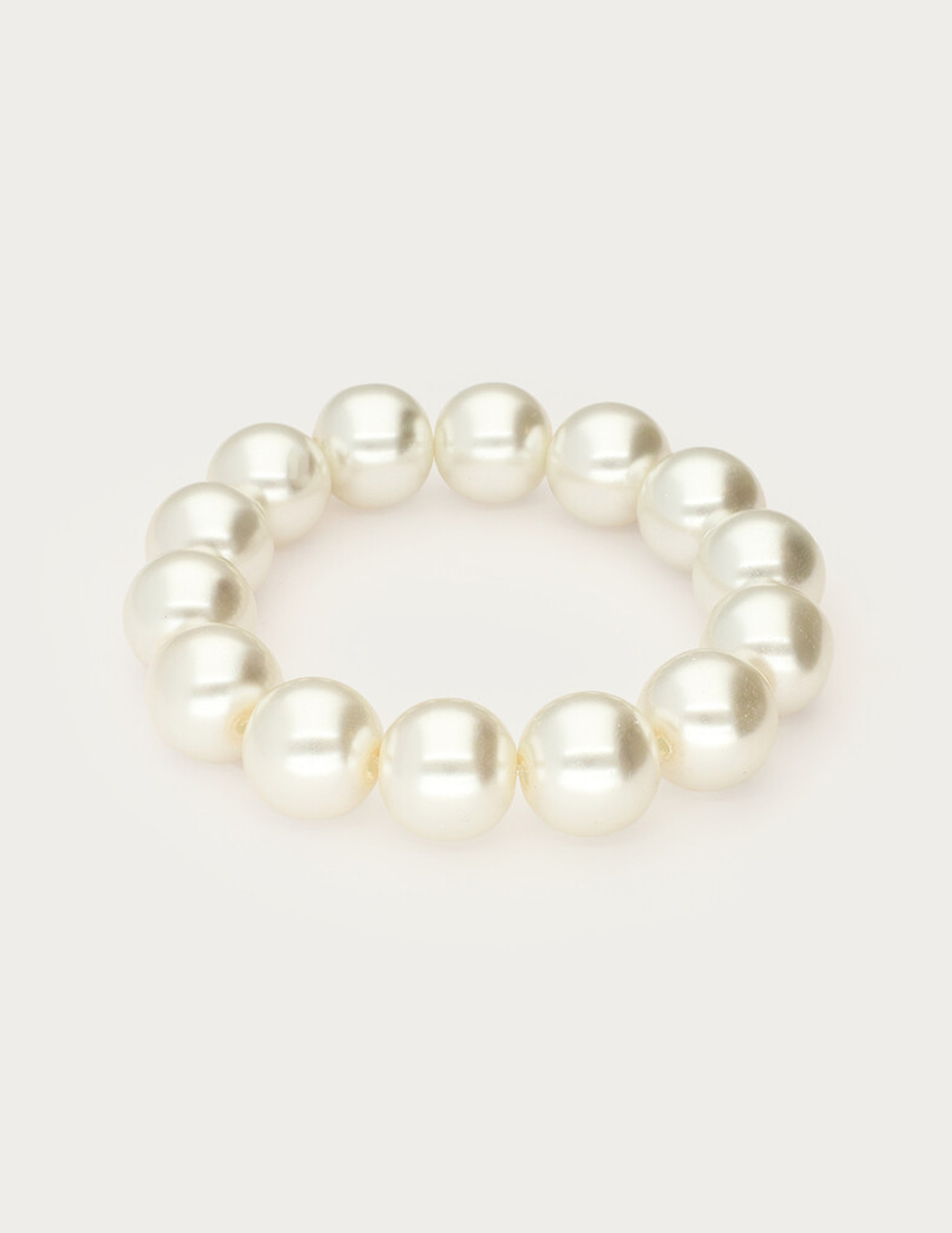 My Jewellery Tropical elastieken armband met immitatieparels MJ15606 Goud