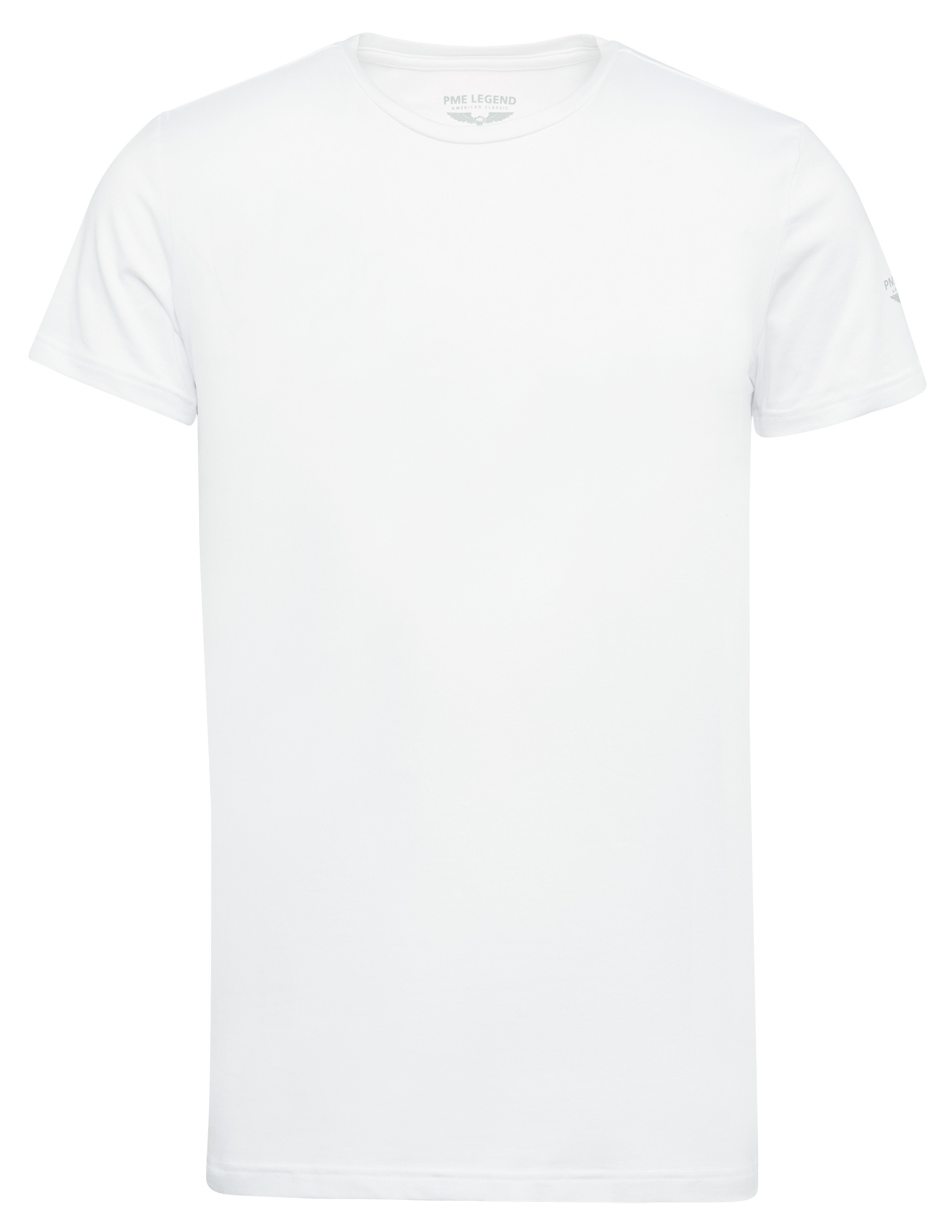 PME Legend T-shirt ronde hals 2 pack PUW00220 Wit