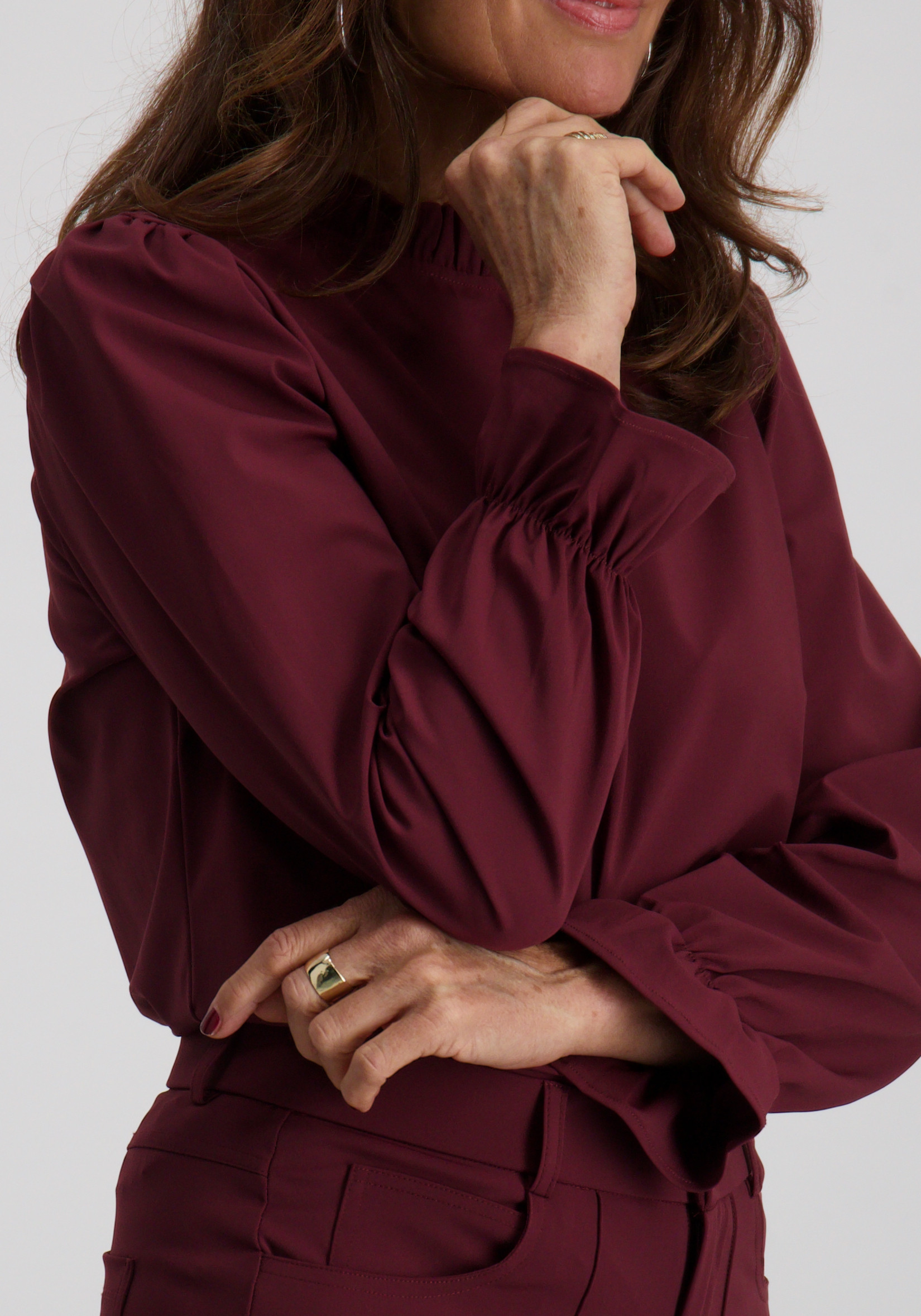 Zoso Blouse 255Jeyda Bordeaux