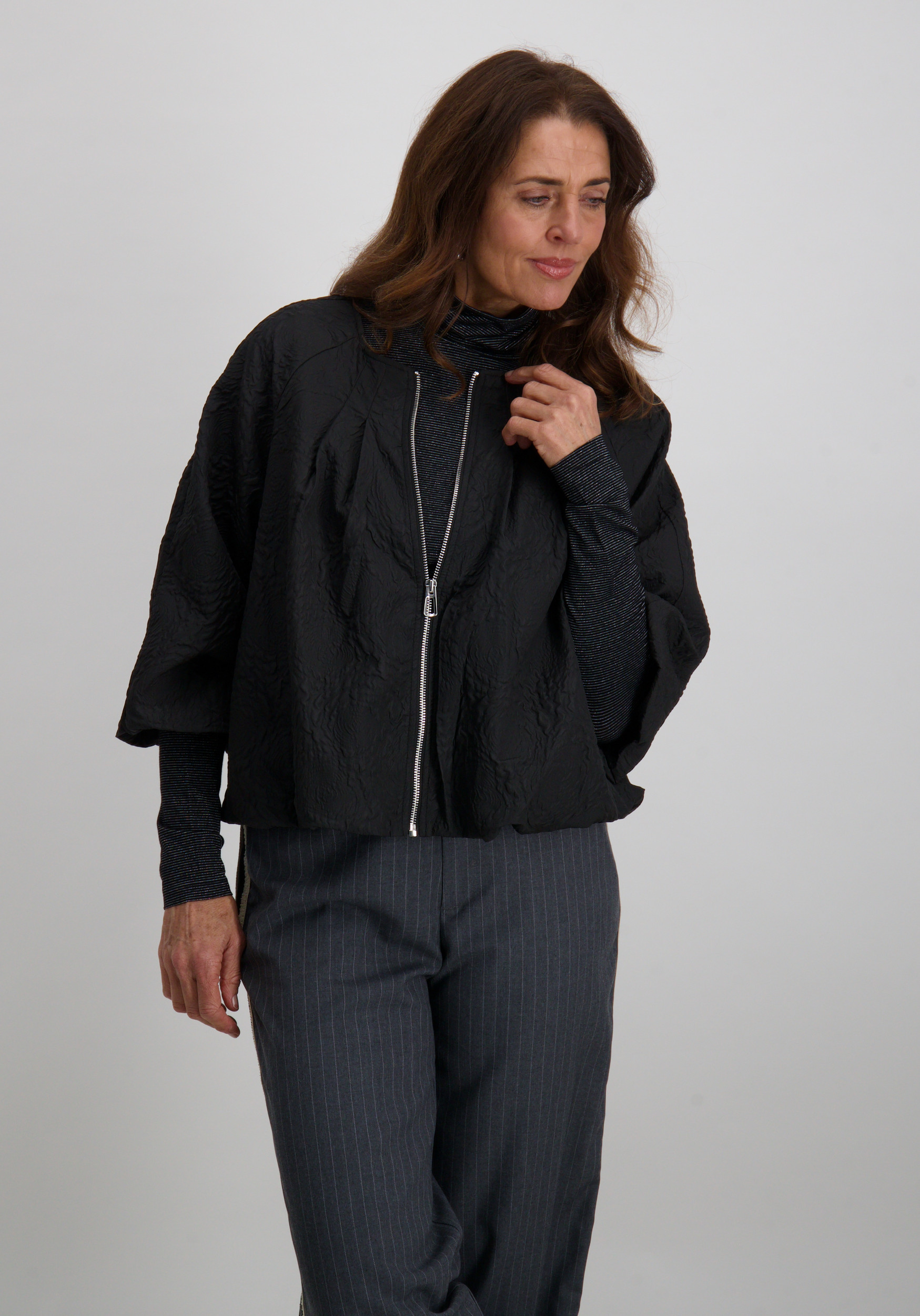 Only Balloon jacket Anja 15356774 Zwart