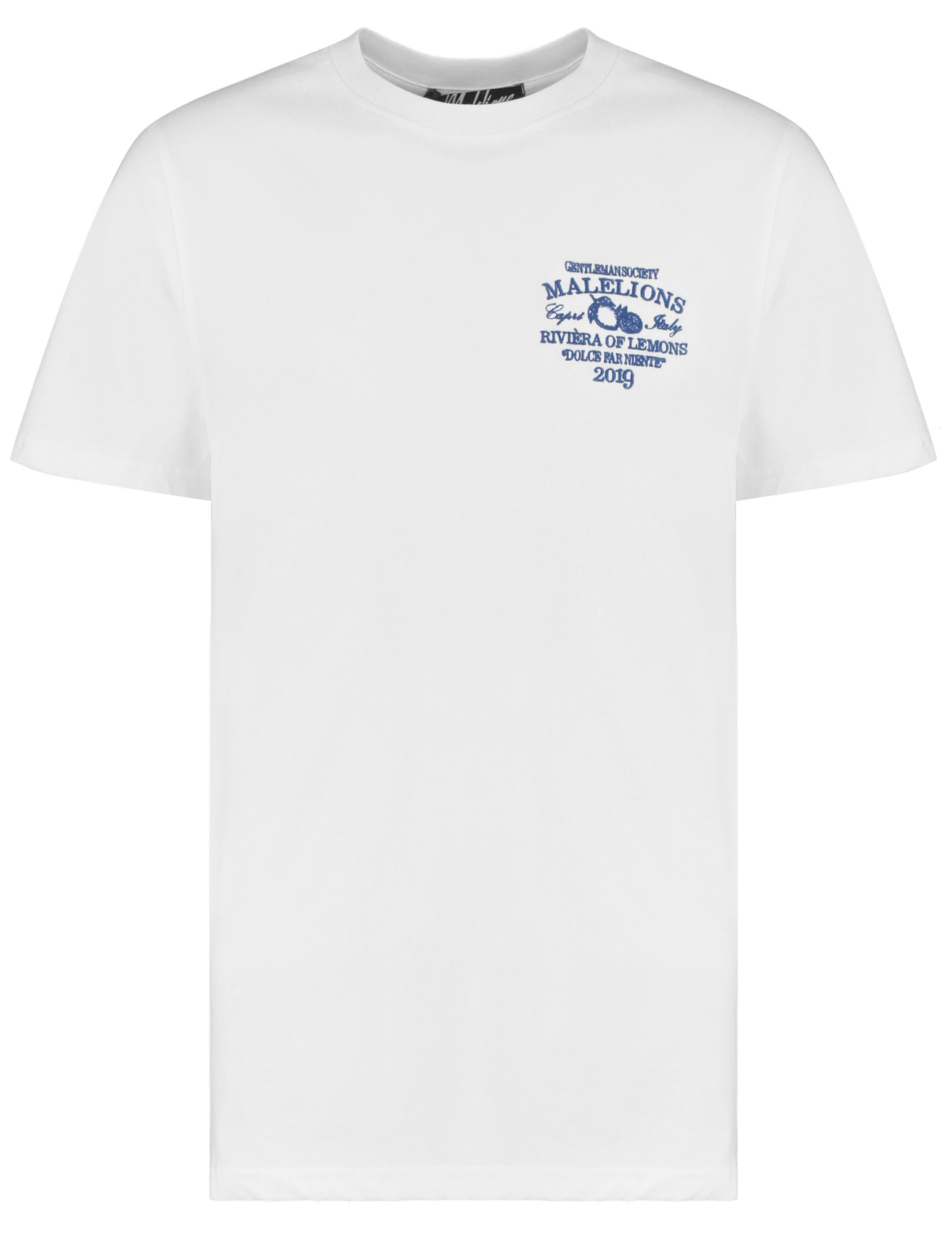 Malelions T-shirt Riviera MMB30026047 Wit