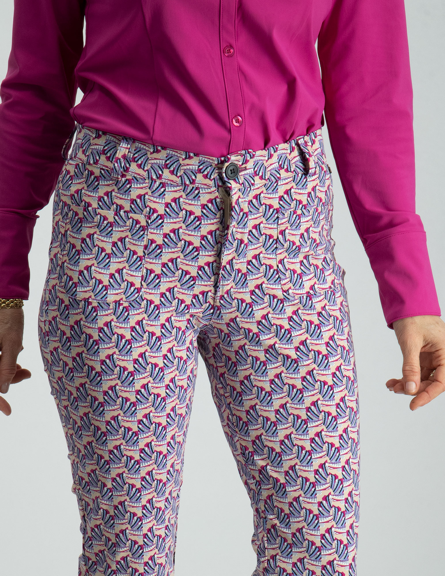 Tramontana Broek African motif Q04-07-101 Multi