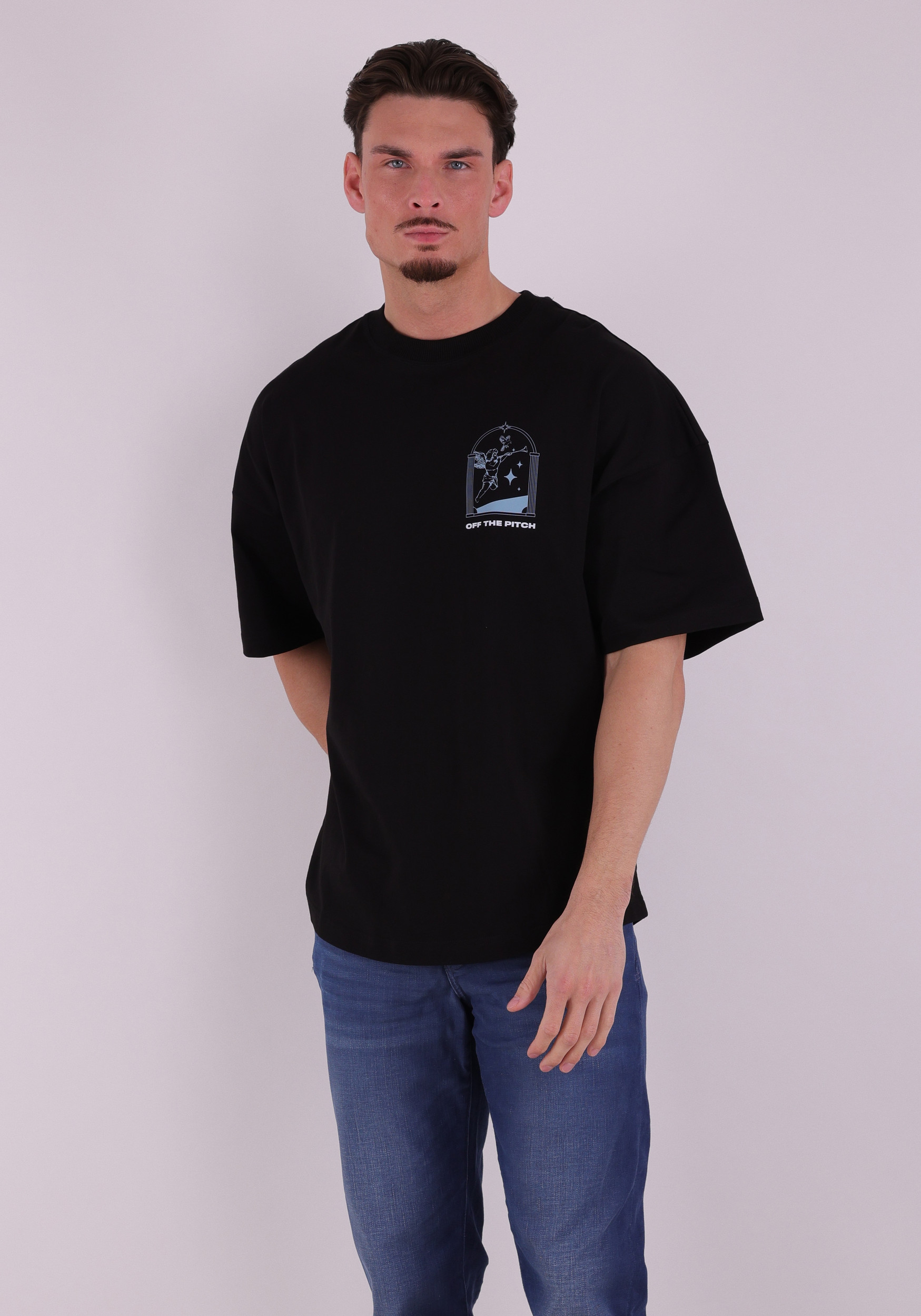 Off The Pitch T-shirt Passage OTP261047 Zwart