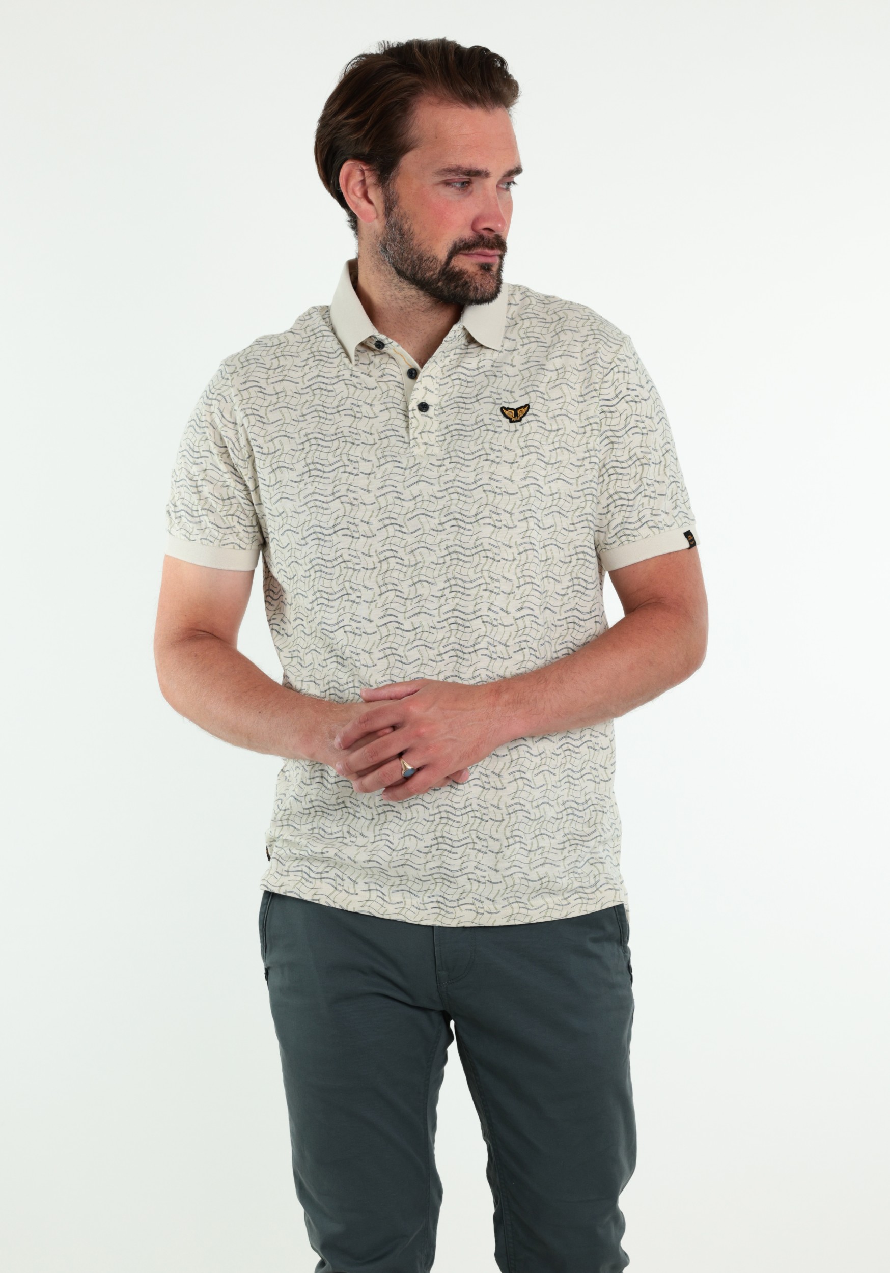 PME Legend Polo PPSS2606893 Ecru