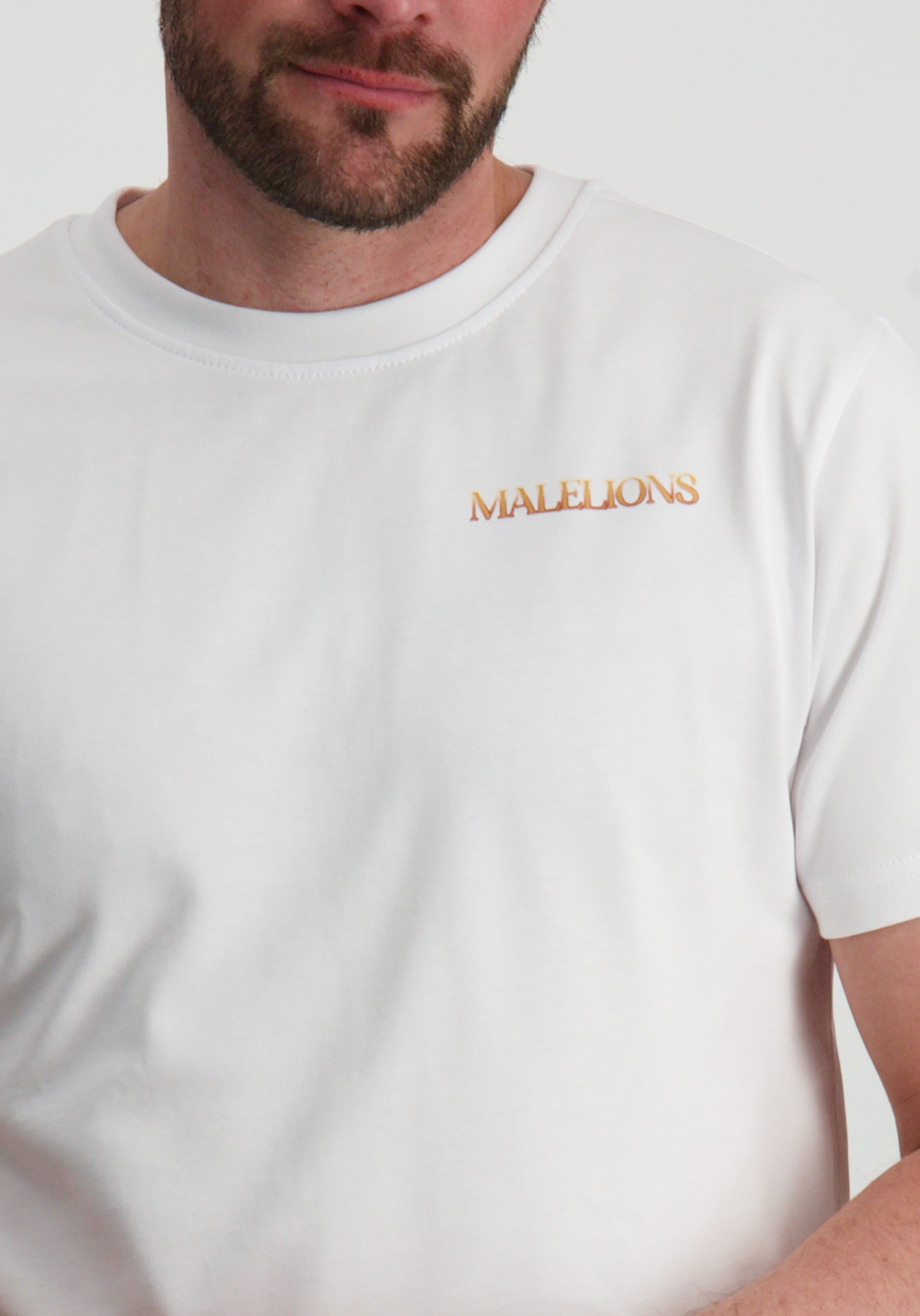 Malelions T-shirt Amazon MM2-SS25-39 Wit