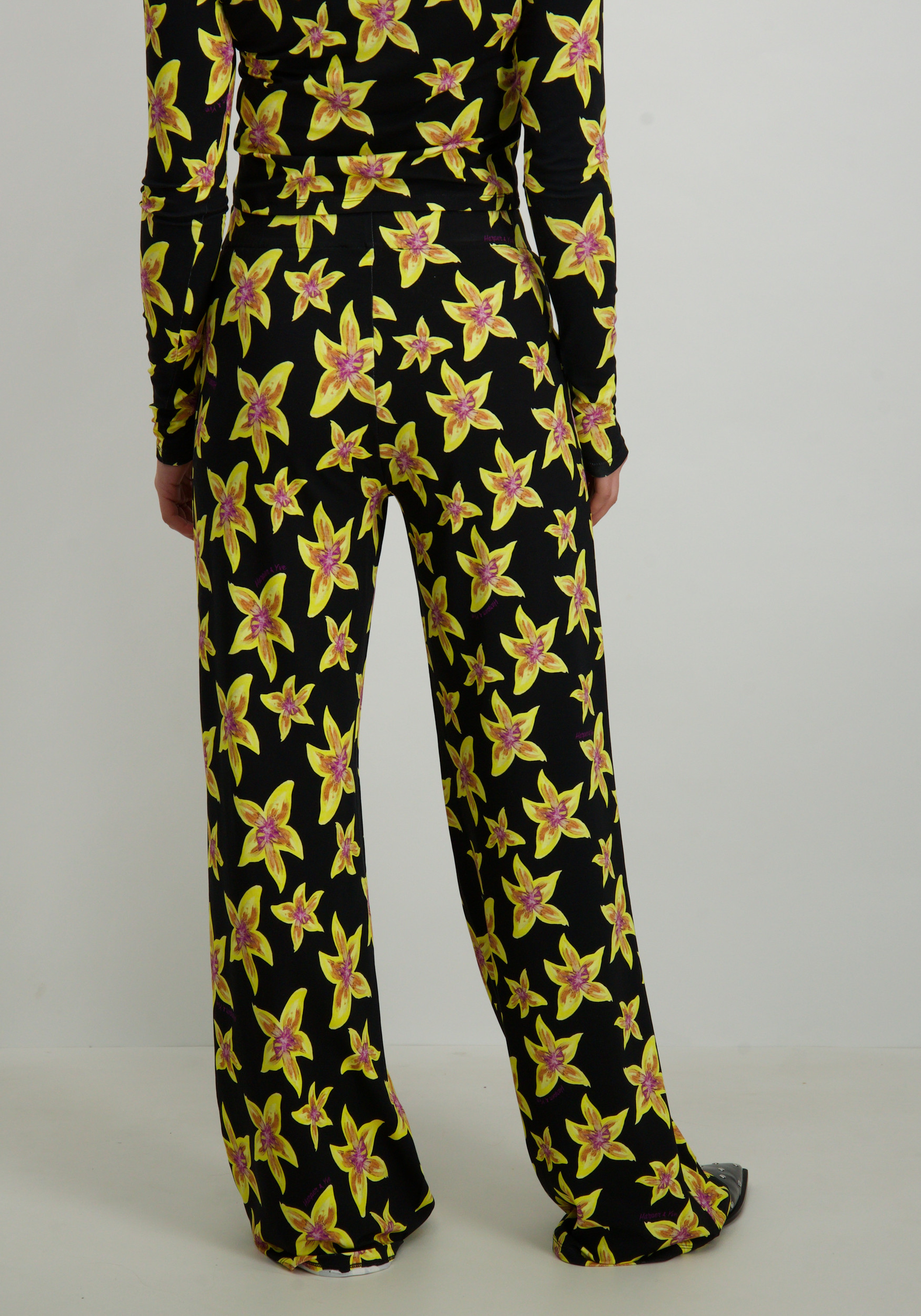 Harper & Yve Broek Jane SS25T101 Geel