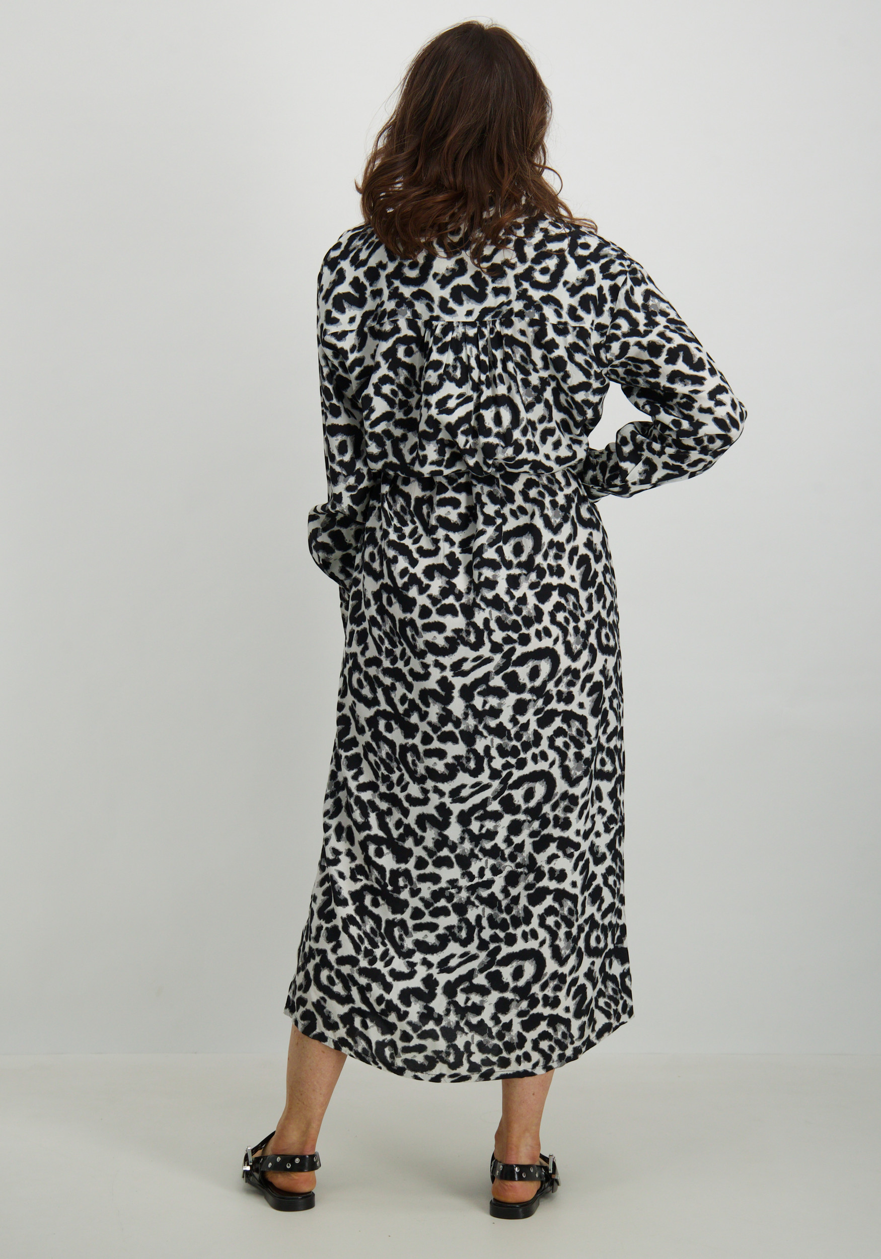 Kaffe Clothing Jurk Alice 10509401 Zwart/Wit