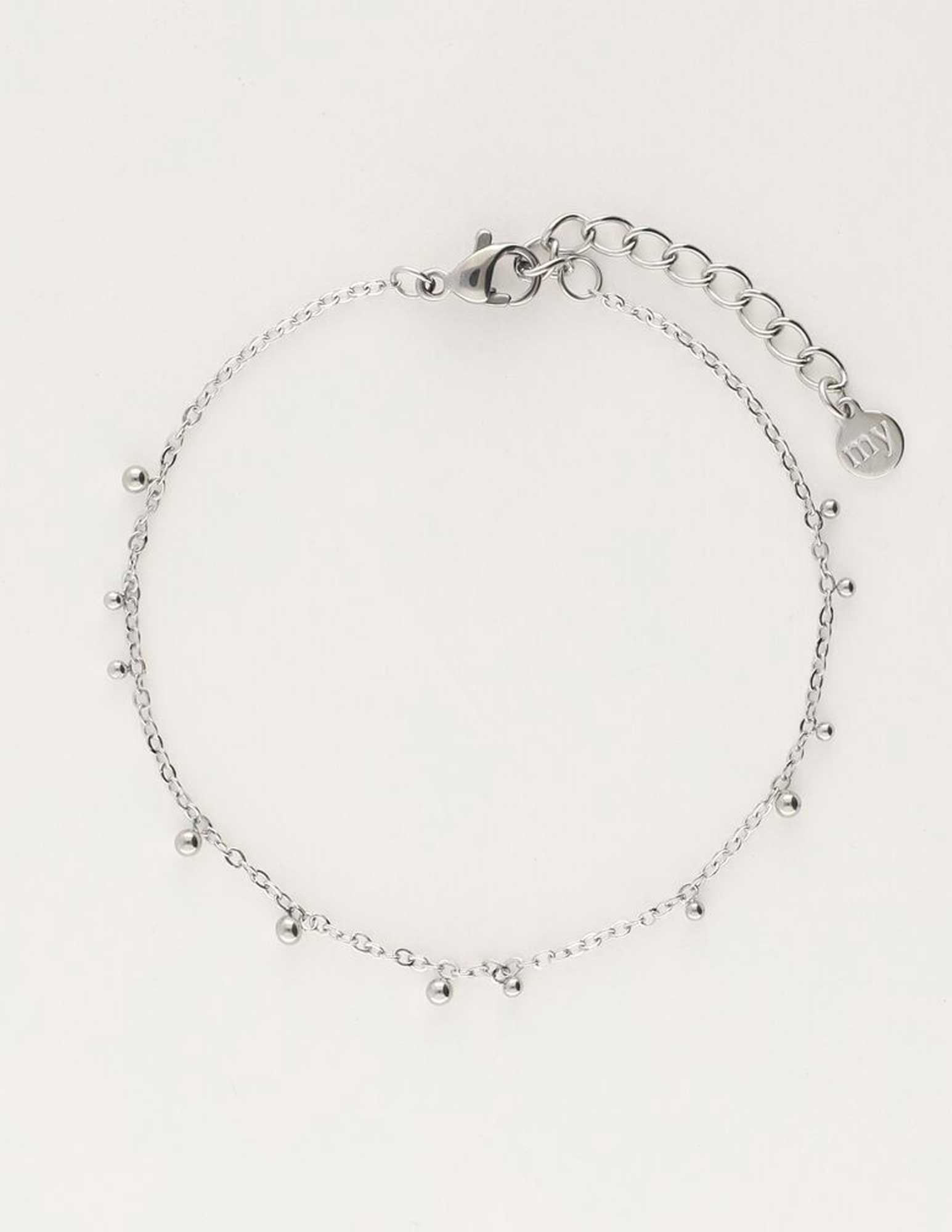My Jewellery Armband met kleine bolletjes MJ10146 Zilver