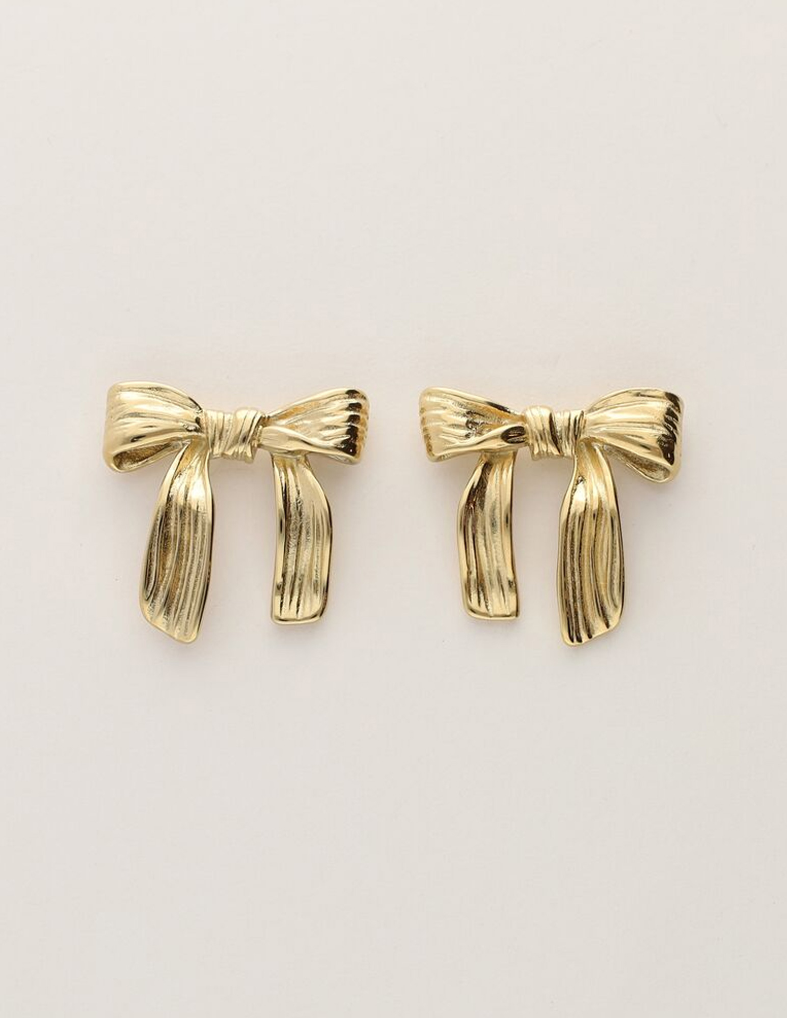 My Jewellery Studs met vintage strik MJ11399 Goud