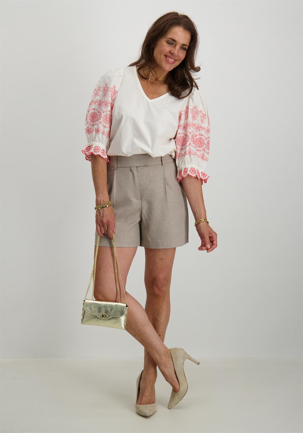 ONLY Korte broek Linda 15283727 Taupe