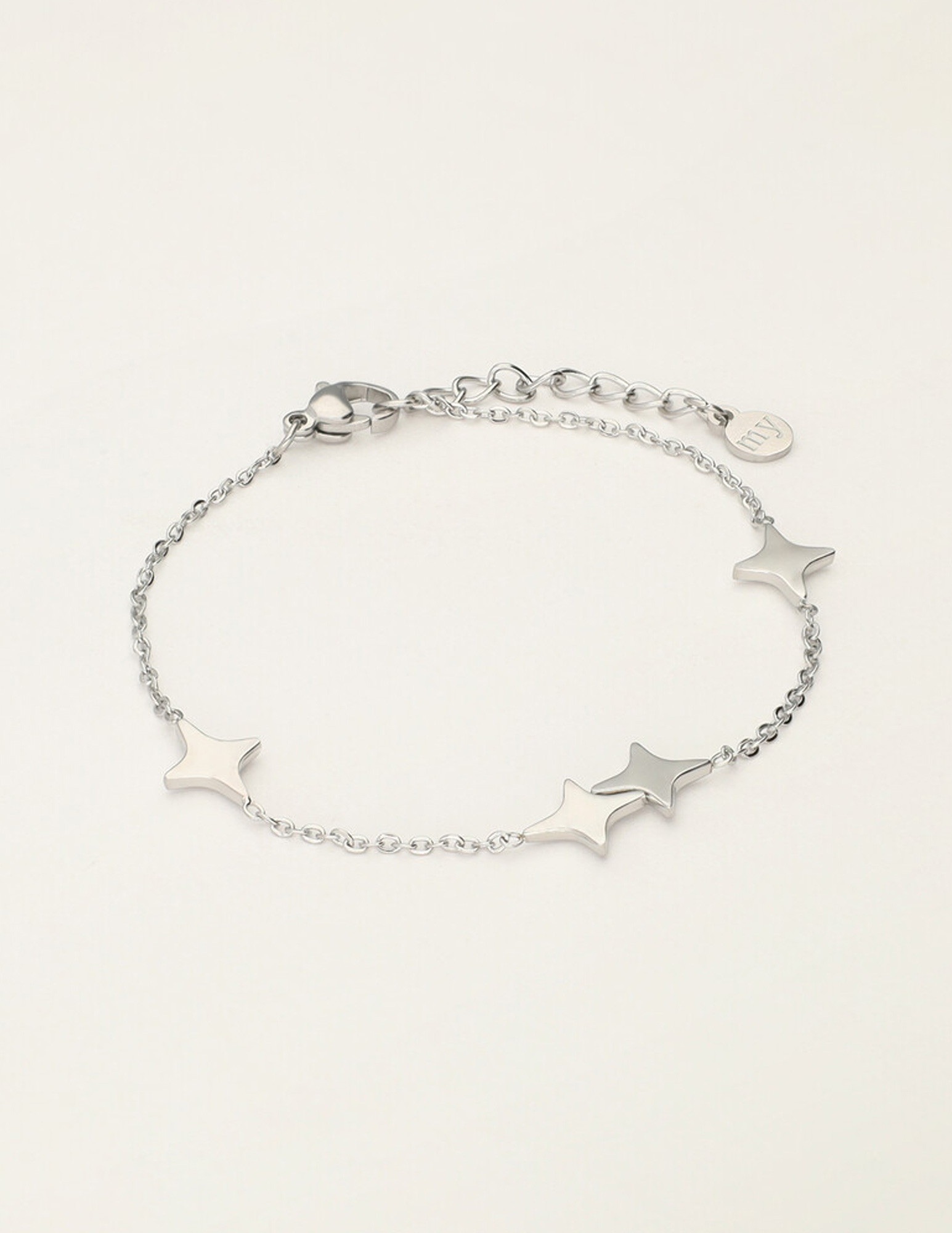 My Jewellery Armband met polestars MJ12067 Zilver