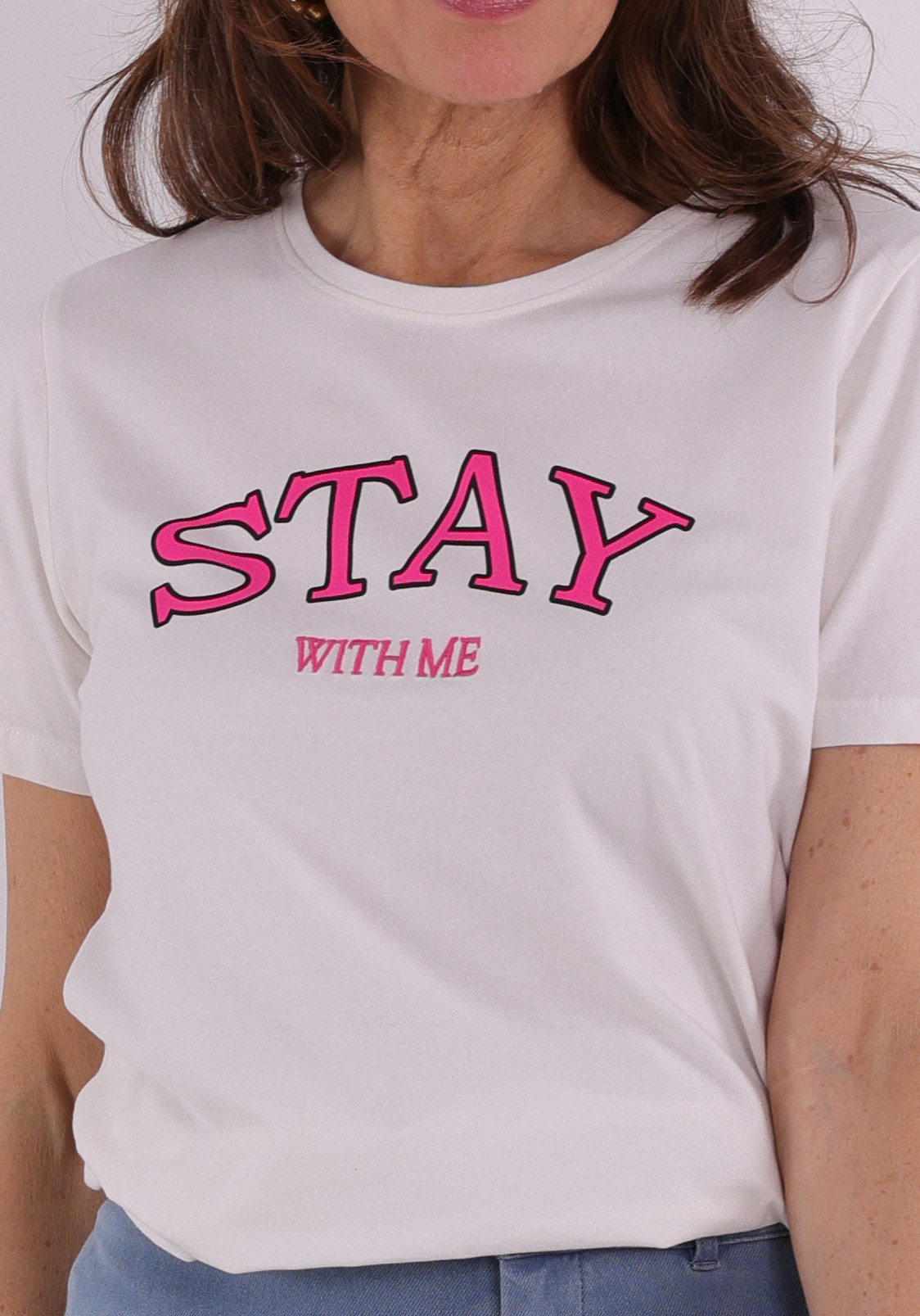 FREE|QUENT T-shirt Fenjal 207452 Wit