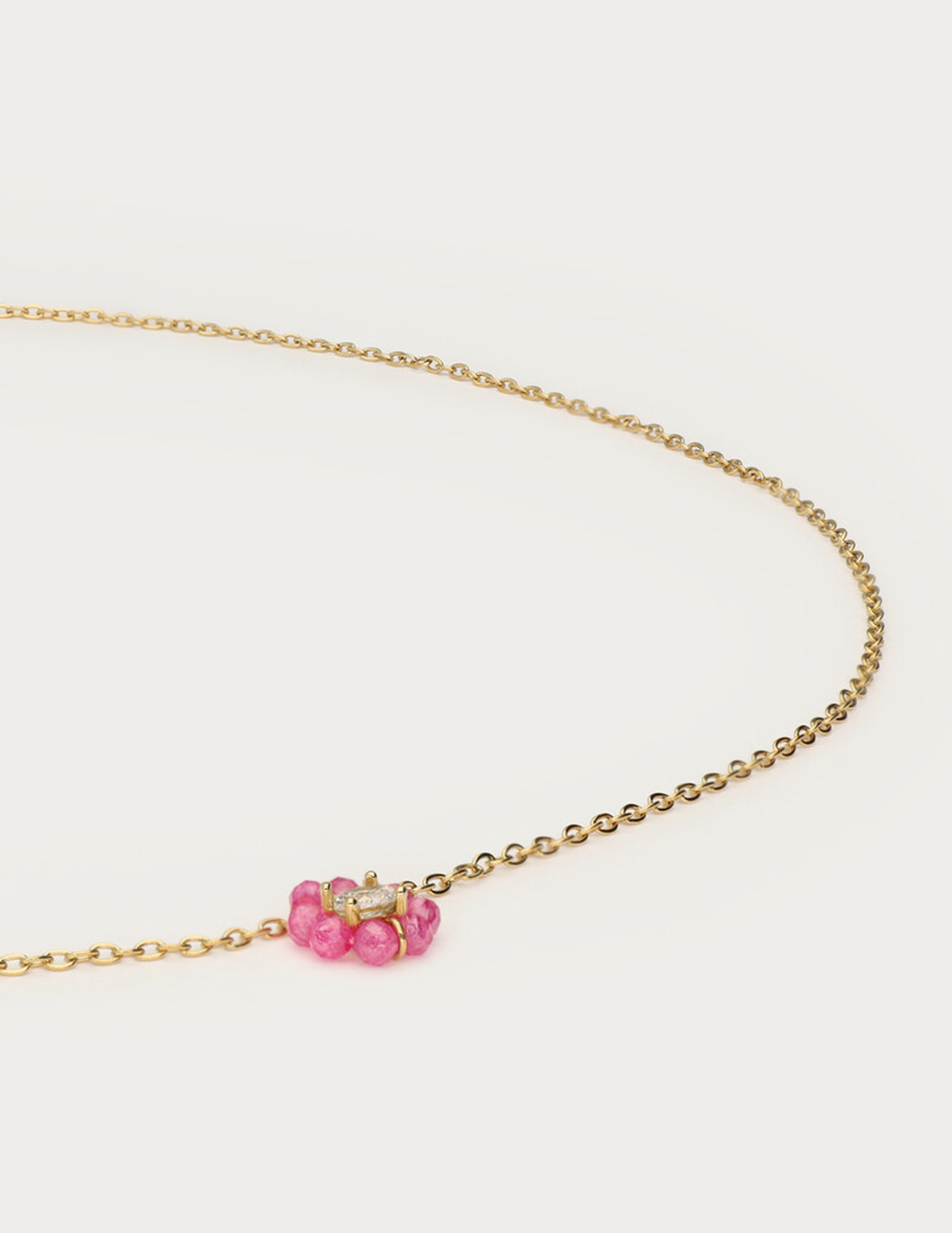 My Jewellery Botanical ketting met bloem MJ15405 Goud