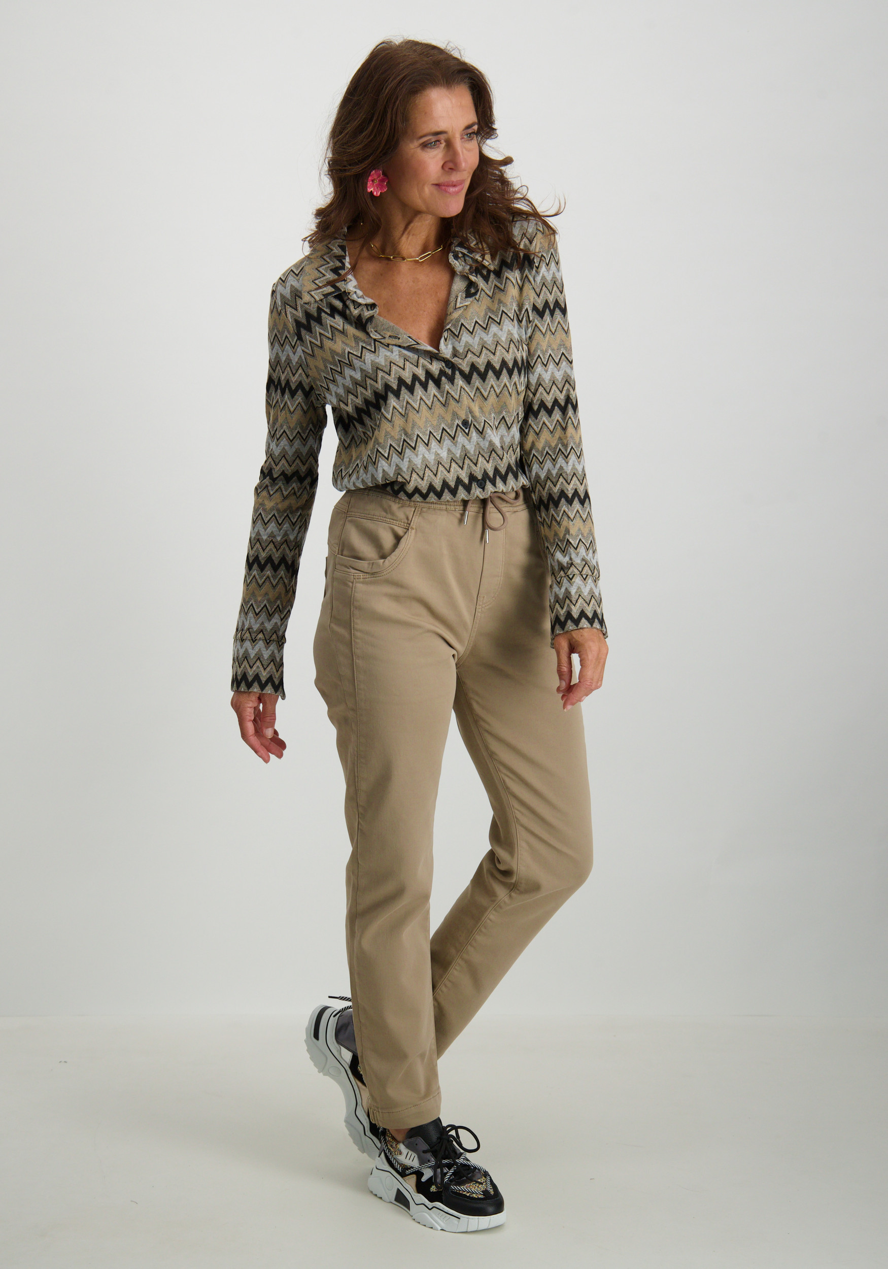 Cup of Joe Jeans Ella Donker beige