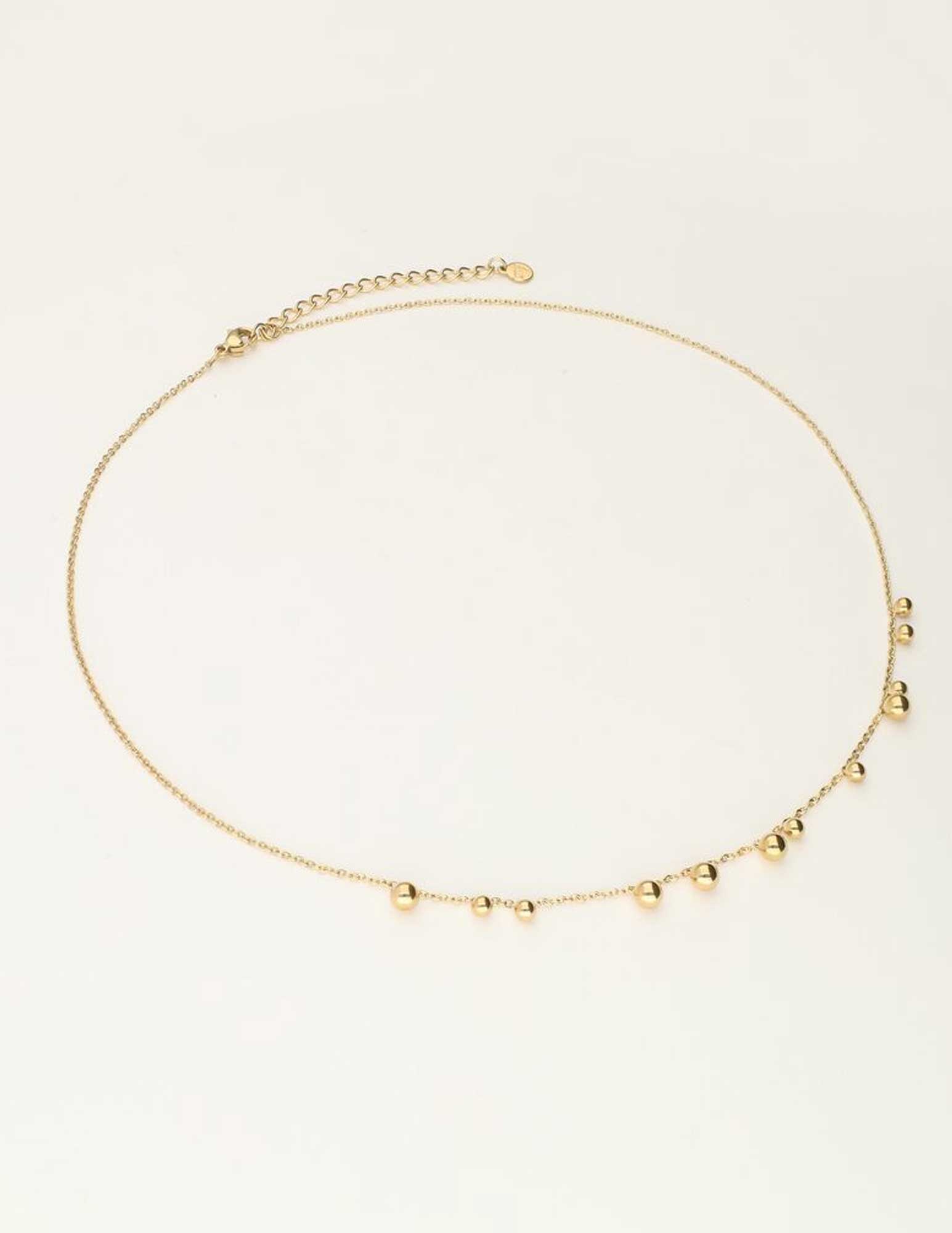 My Jewellery Ketting met bolletjes MJ10125 Goud