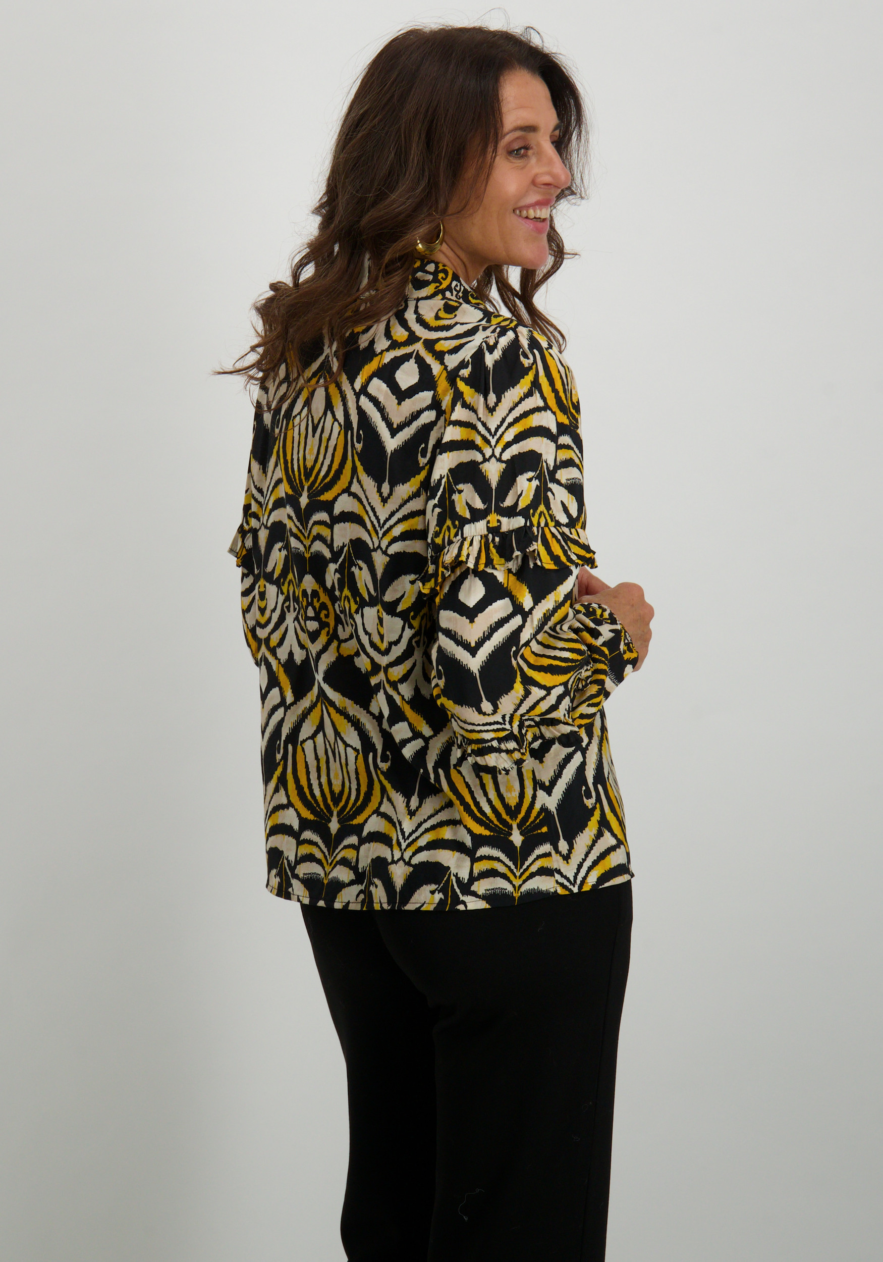 Tramontana Blouse Ornamentals C05-13-301 Zwart