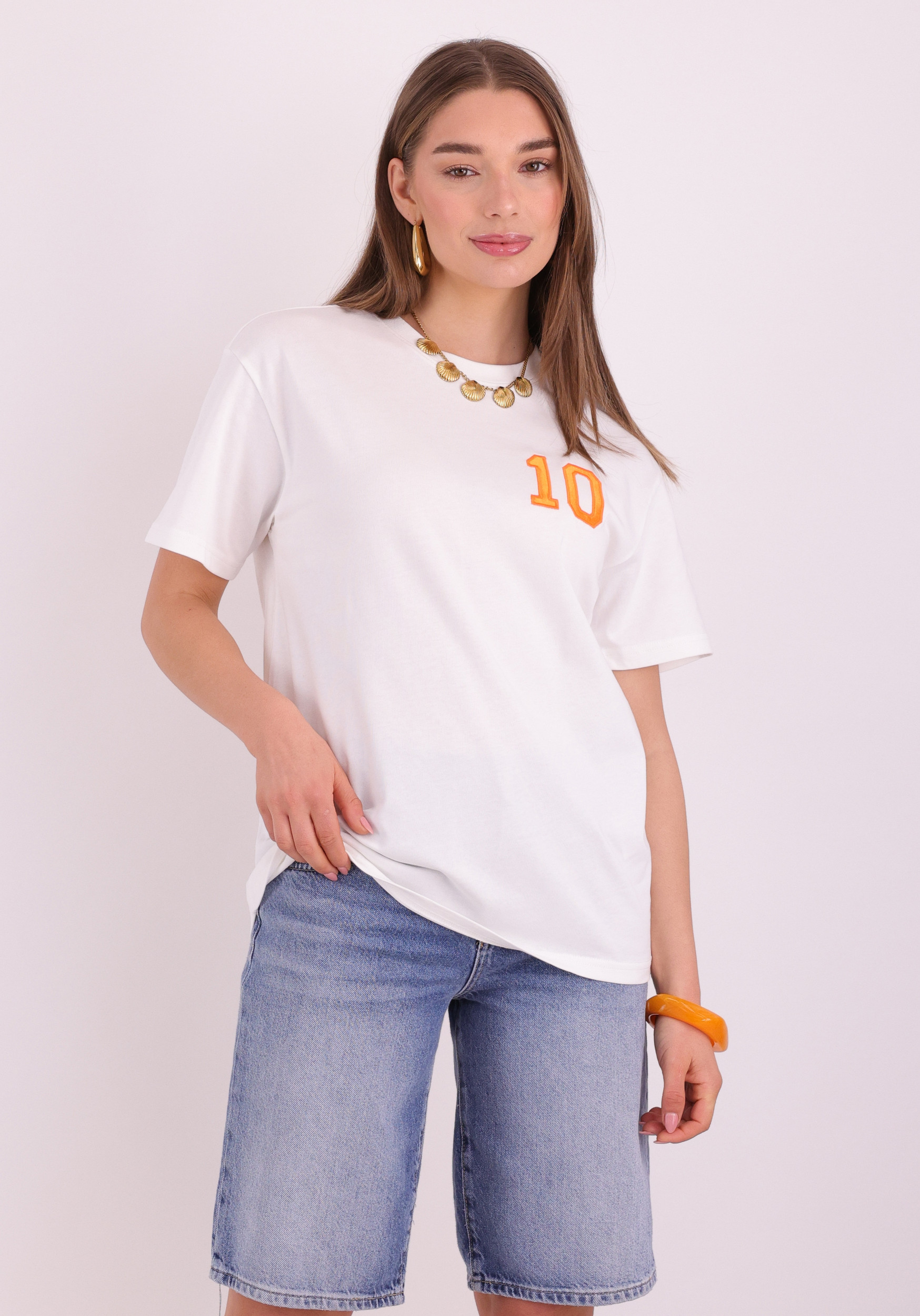 ONLY T-shirt Rikka 15364787 Wit