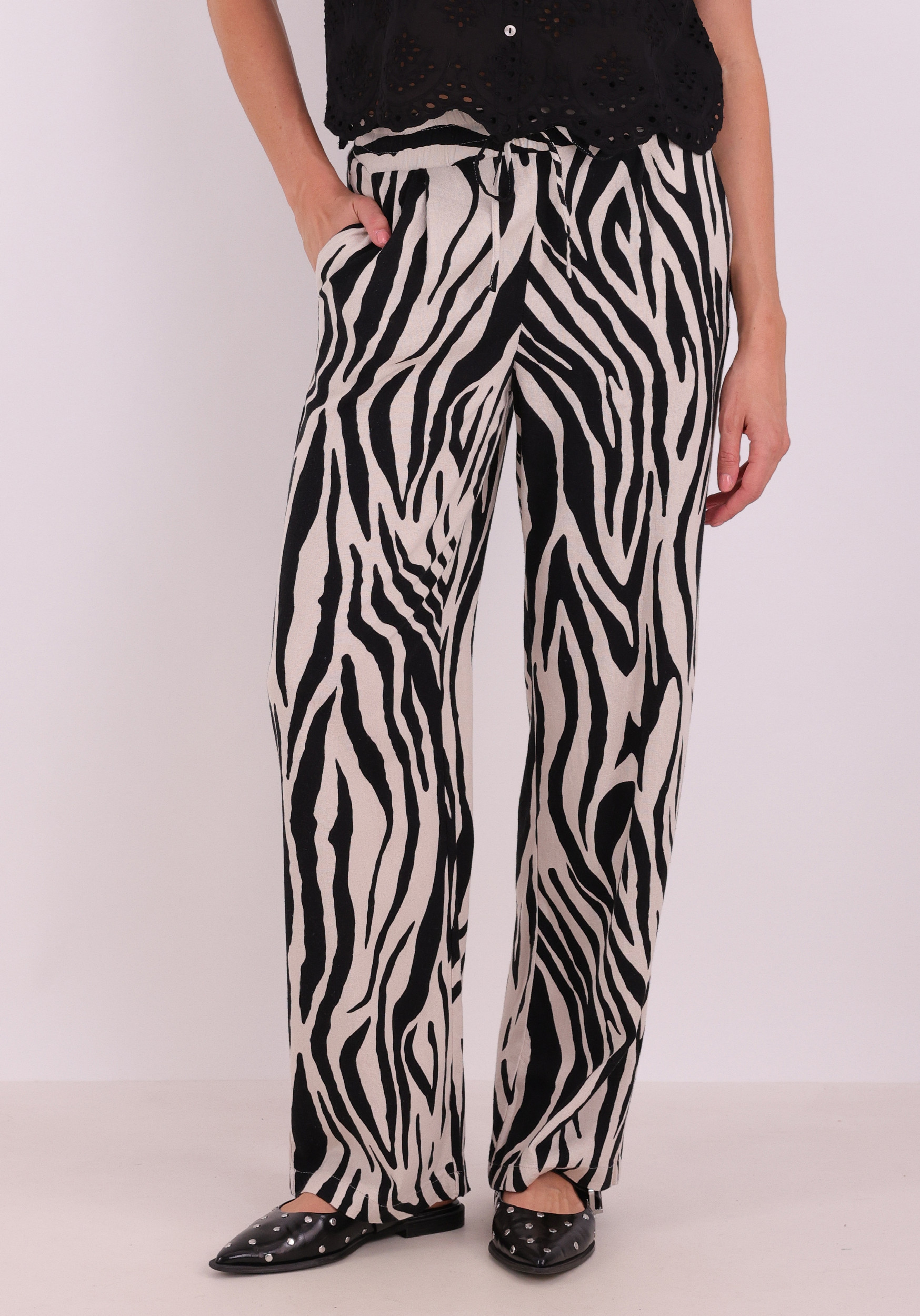 VERO MODA Broek Jesmilo 10287363 Beige