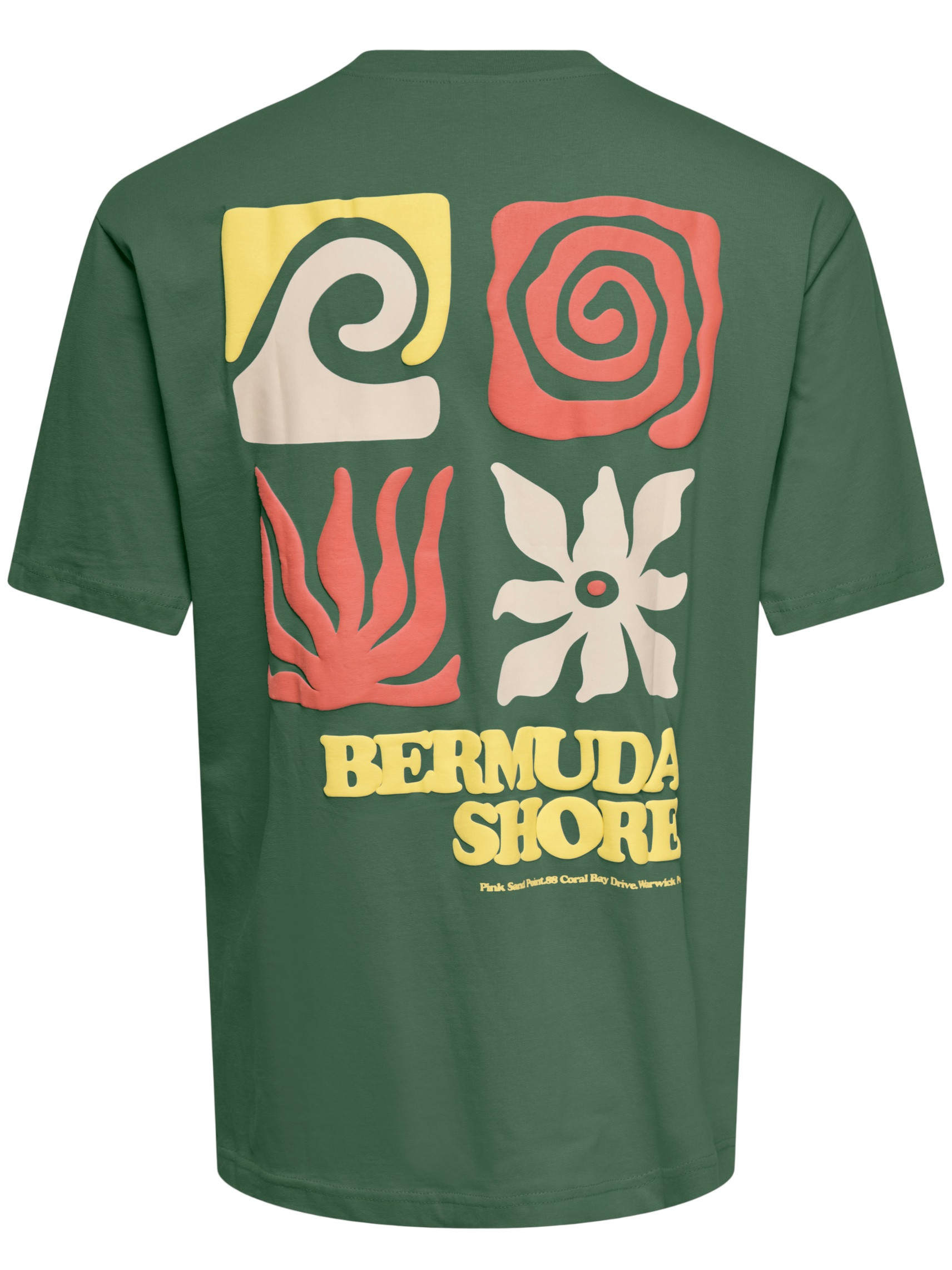 ONLY & SONS T-shirt Kiki 22038264 Groen