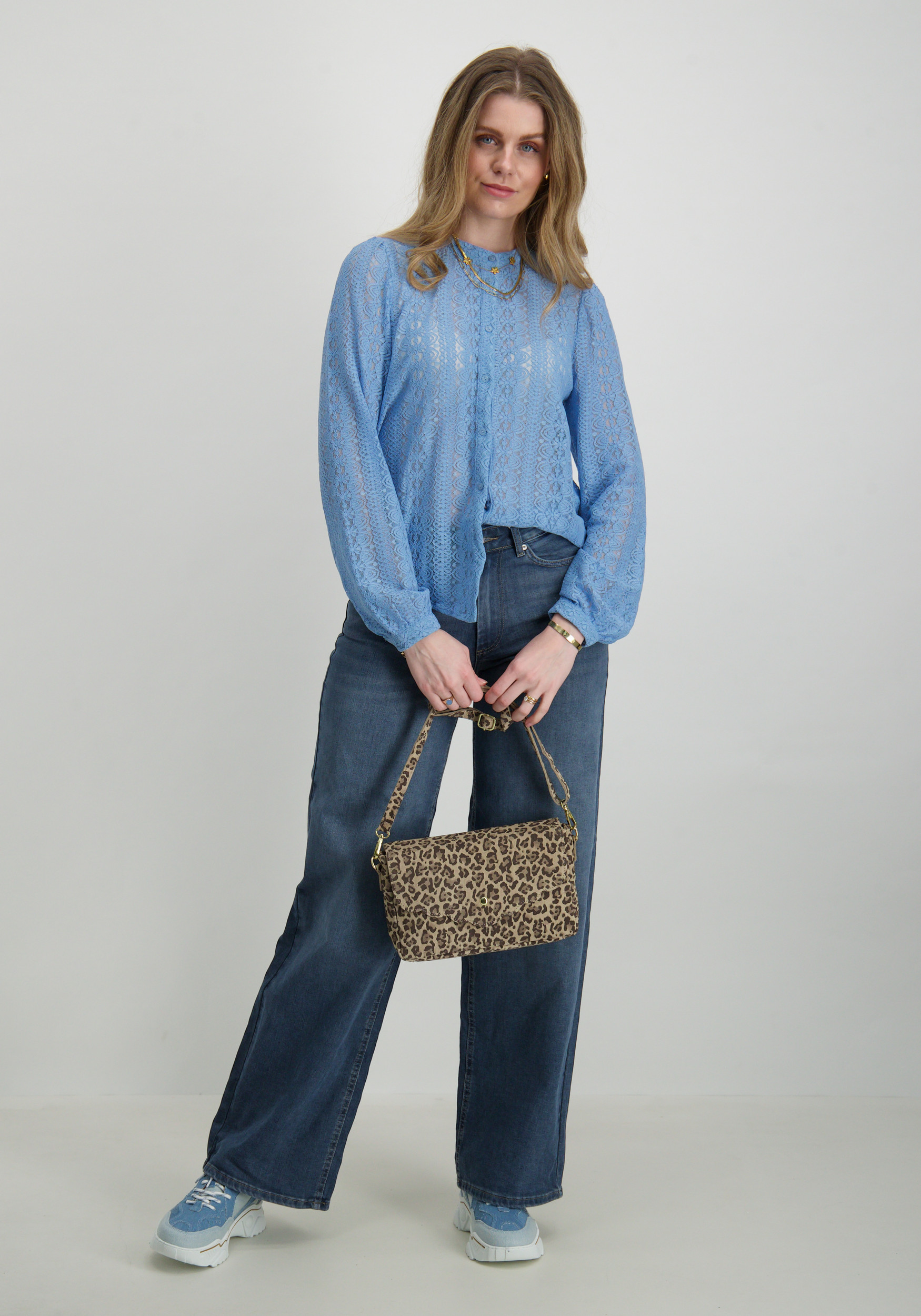 Vila Blouse Chikka 14082977 Licht blauw