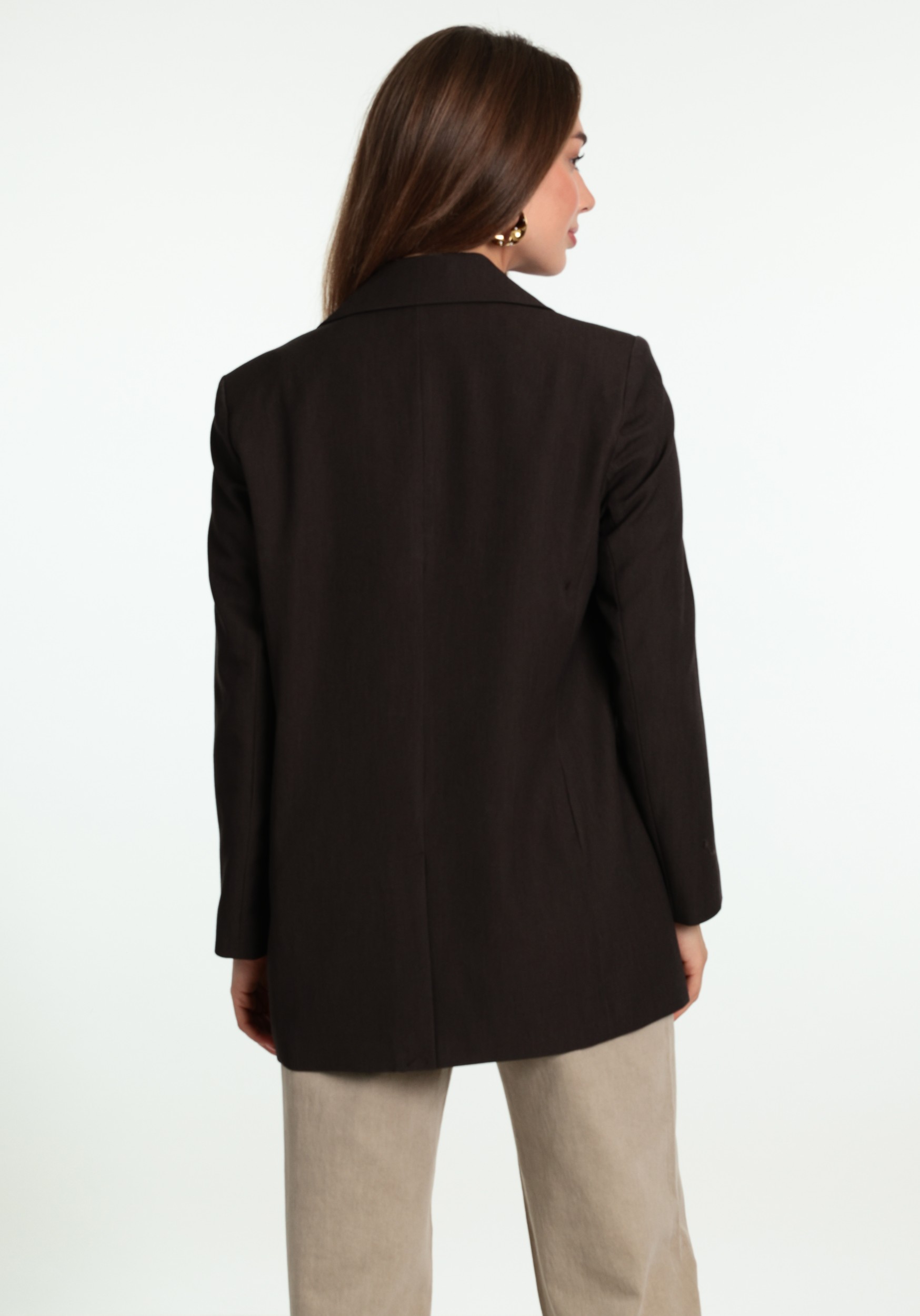 ONLY Blazer Hattie-lana 15318088 Donker bruin