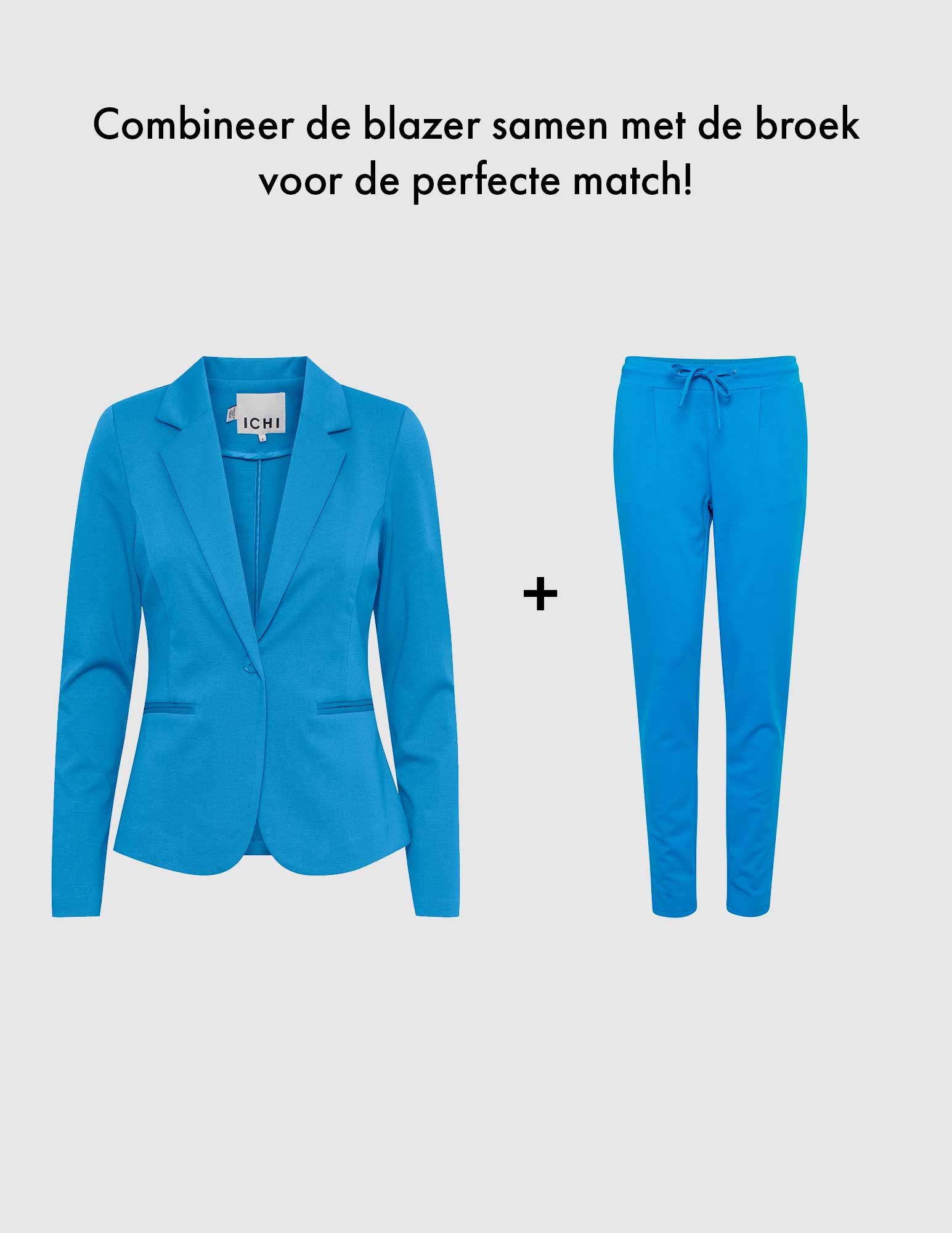Ichi Blazer Kate 20101801 Licht Blauw