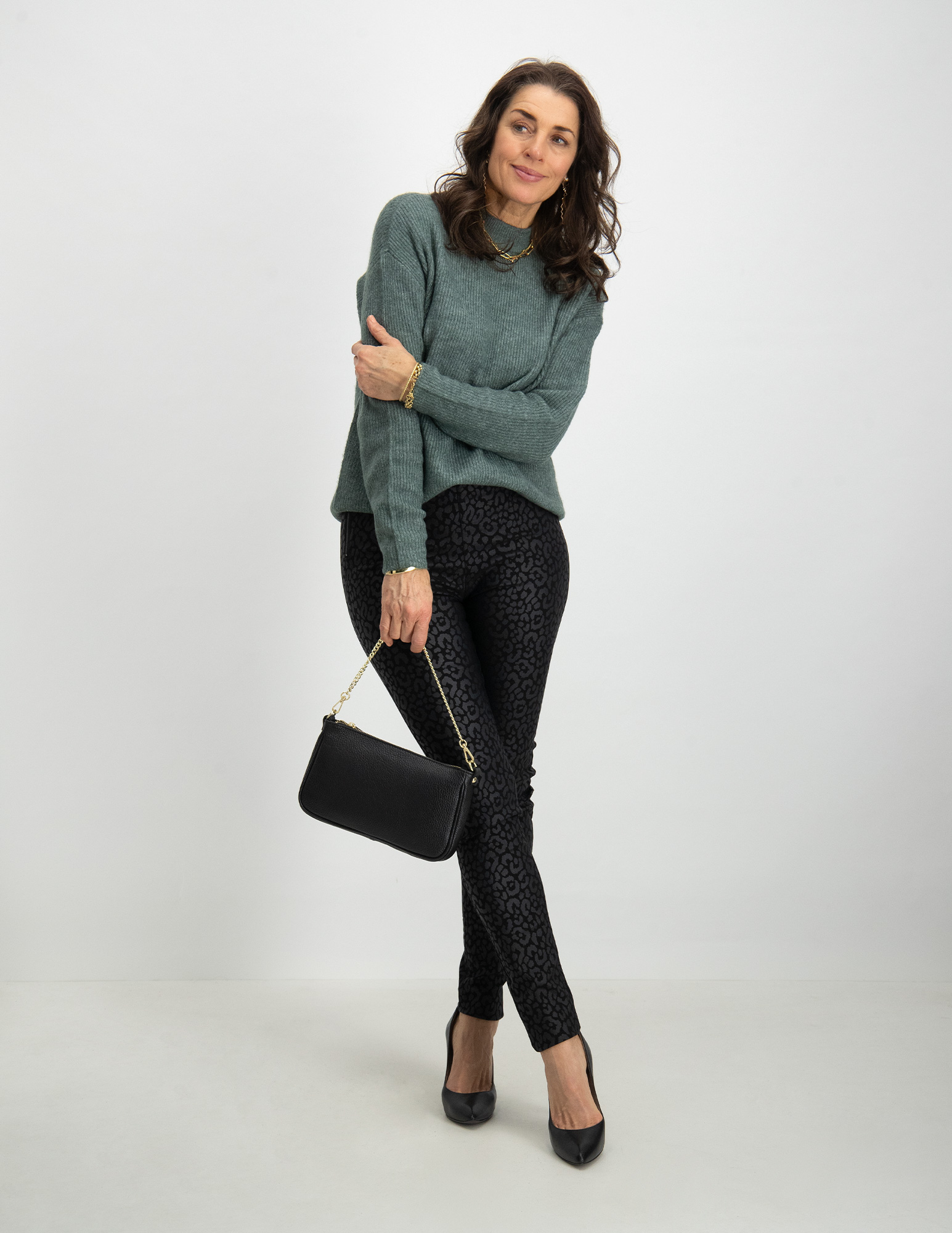 FREE|QUENT Broek Coaty 203278 Zwart