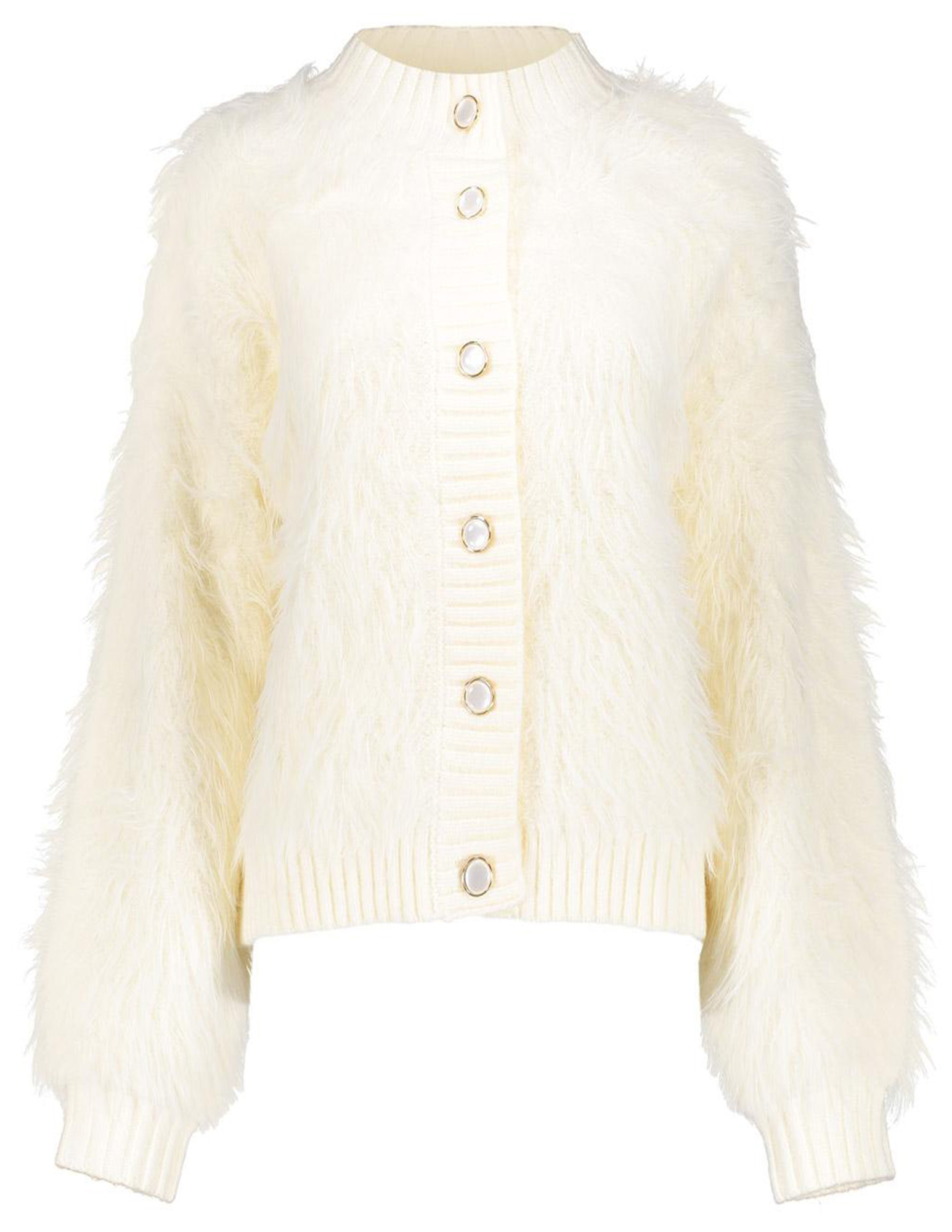 Geisha Vest Furry 54500-10 Wolwit-ecru