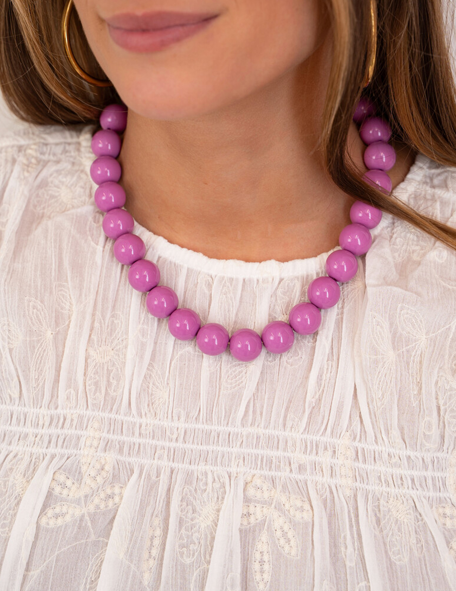 My Jewellery Kralen ketting MJ13953 Rose