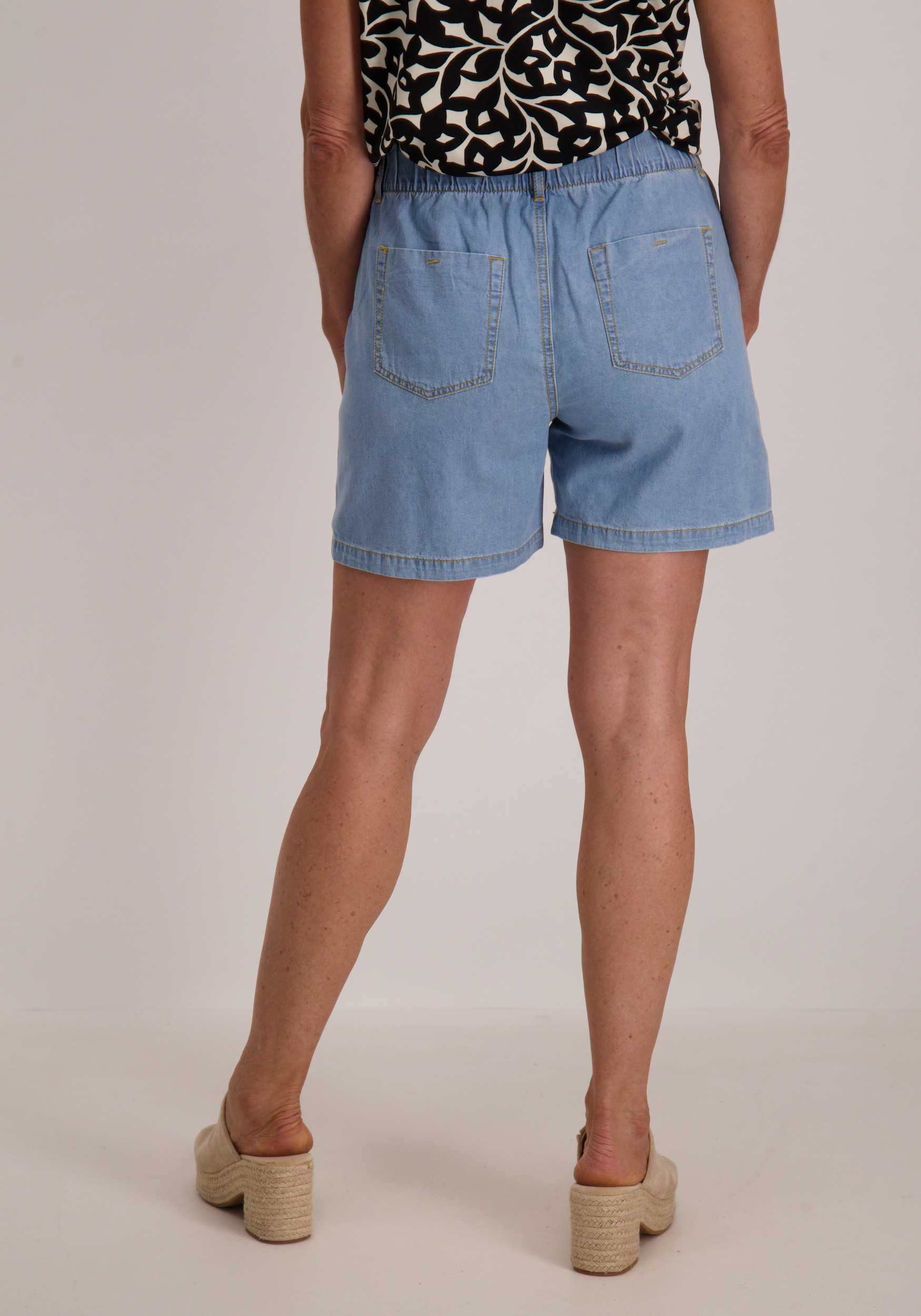 Geisha Korte broek 51332-10 Licht blauw