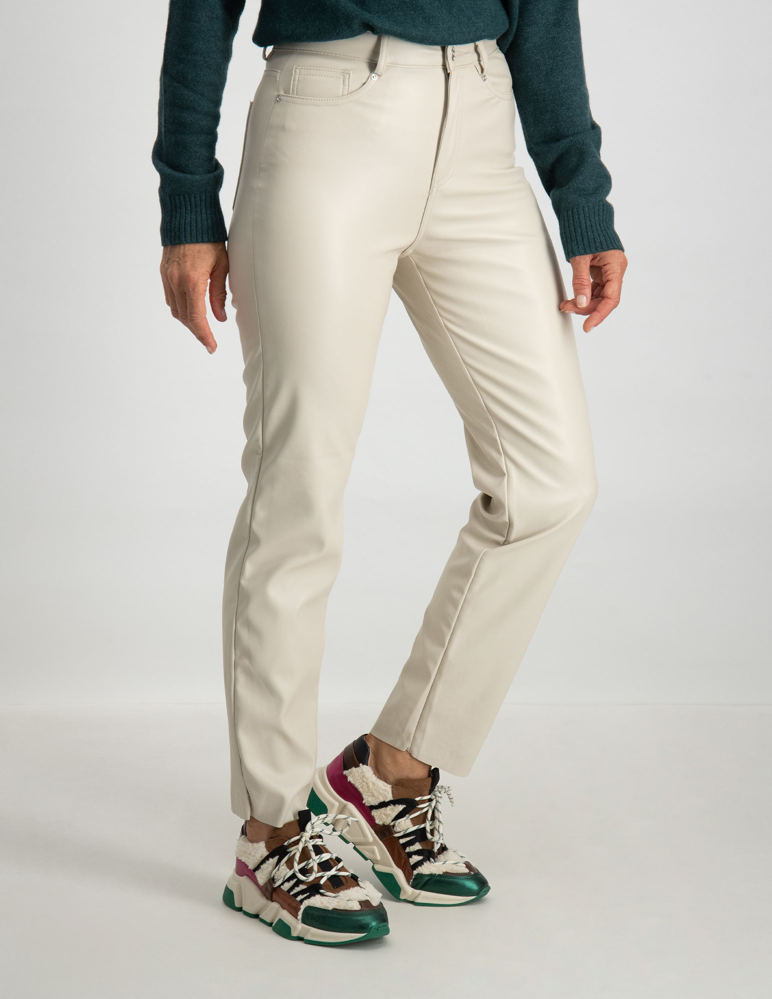 Only Skinny broek Emily 15209293 Beige