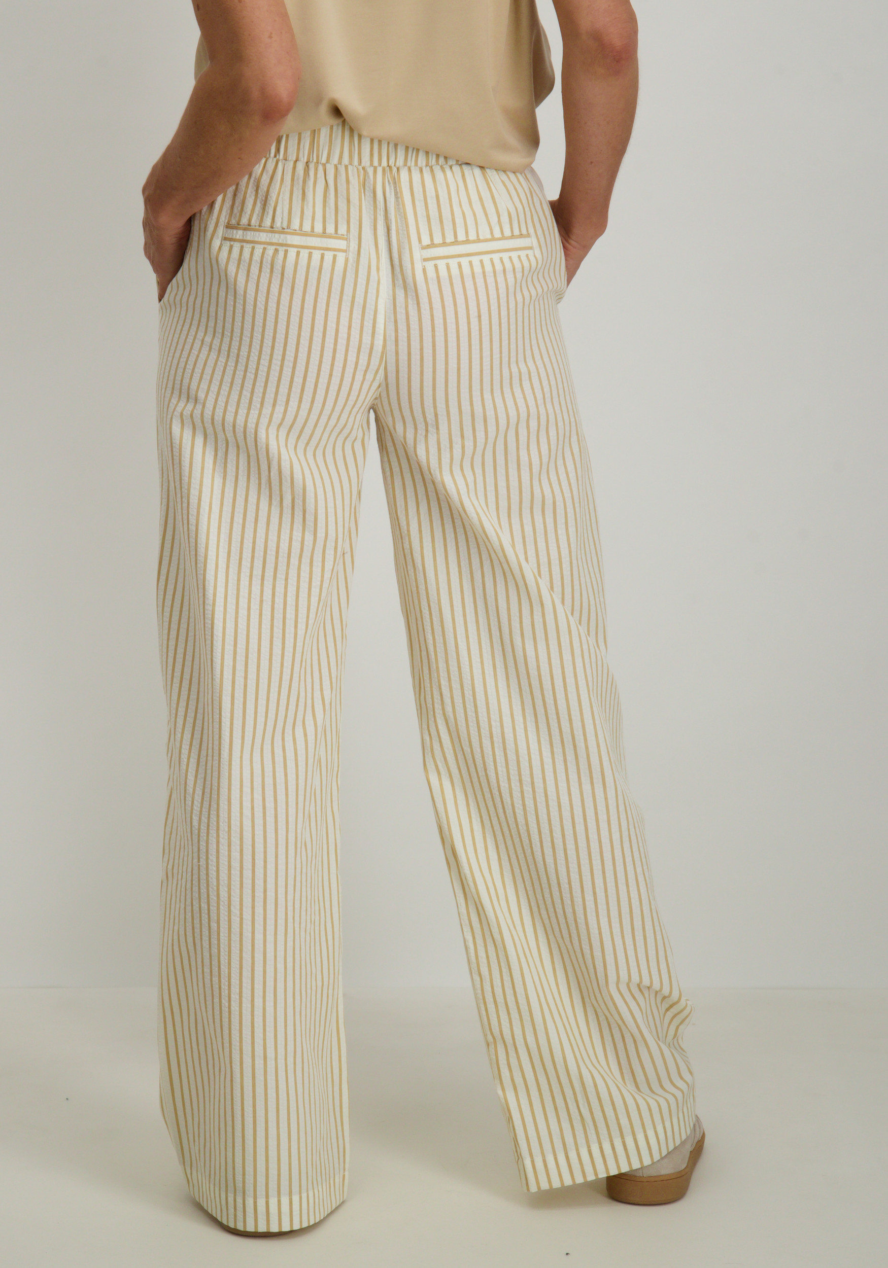 Tramontana Broek Striped C18-16-101 Zand