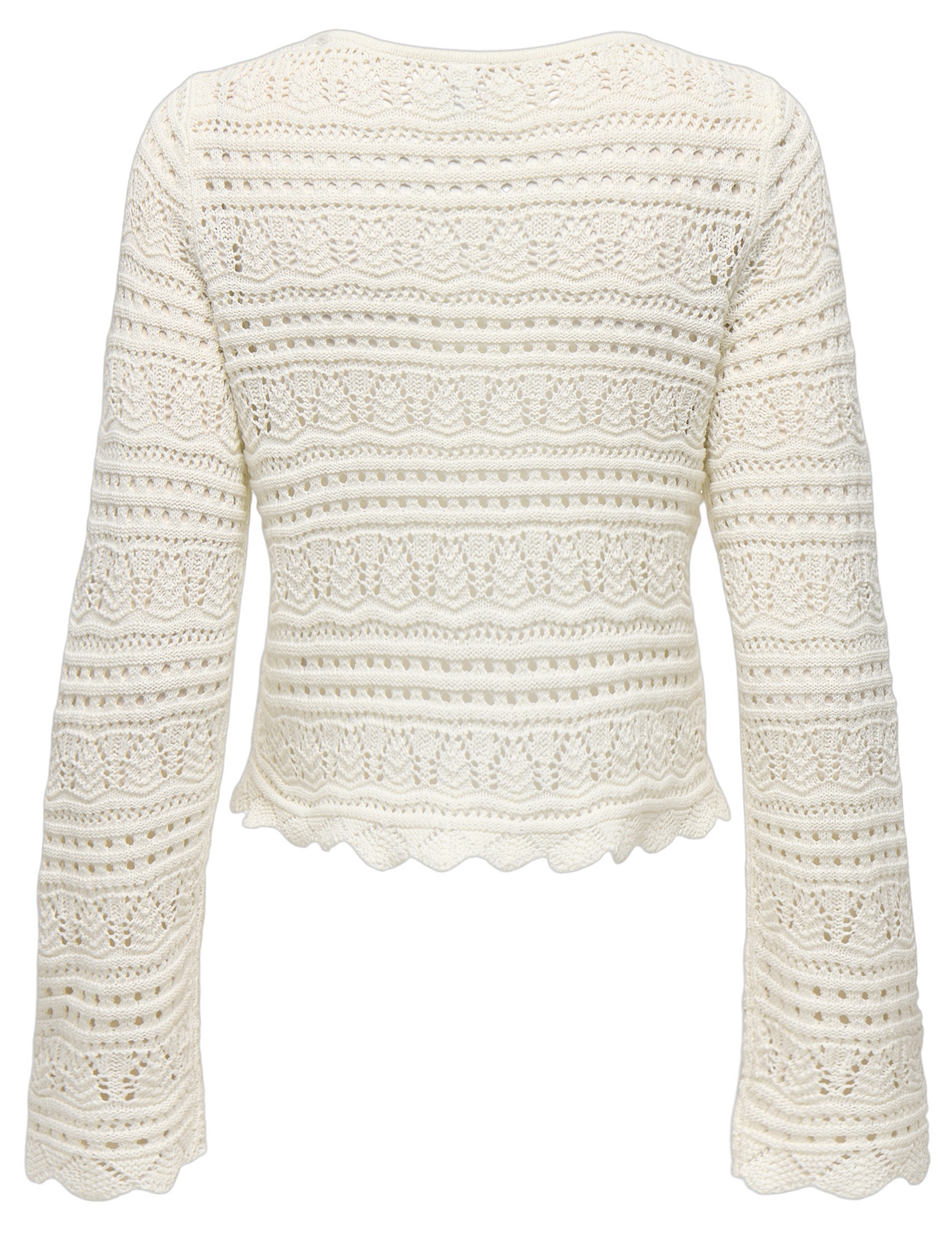 Only Trui Elke 15363049 Wolwit-ecru