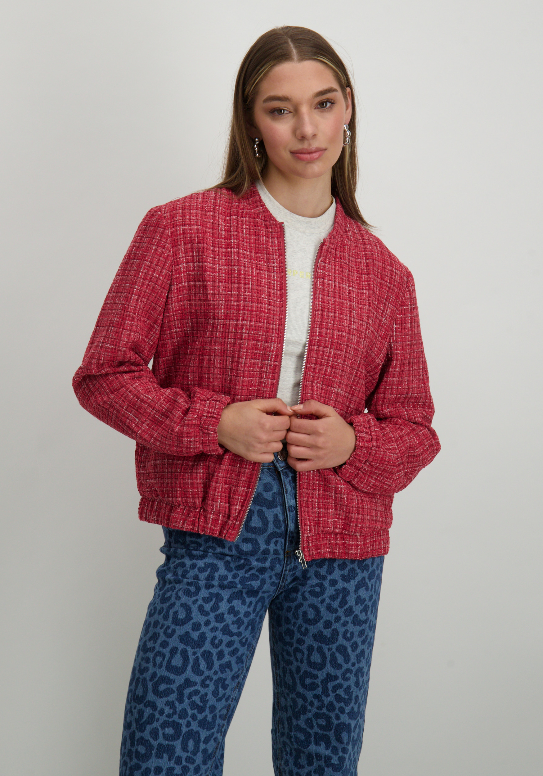 Vero moda Bomber jack Natasha 10335903 Roze