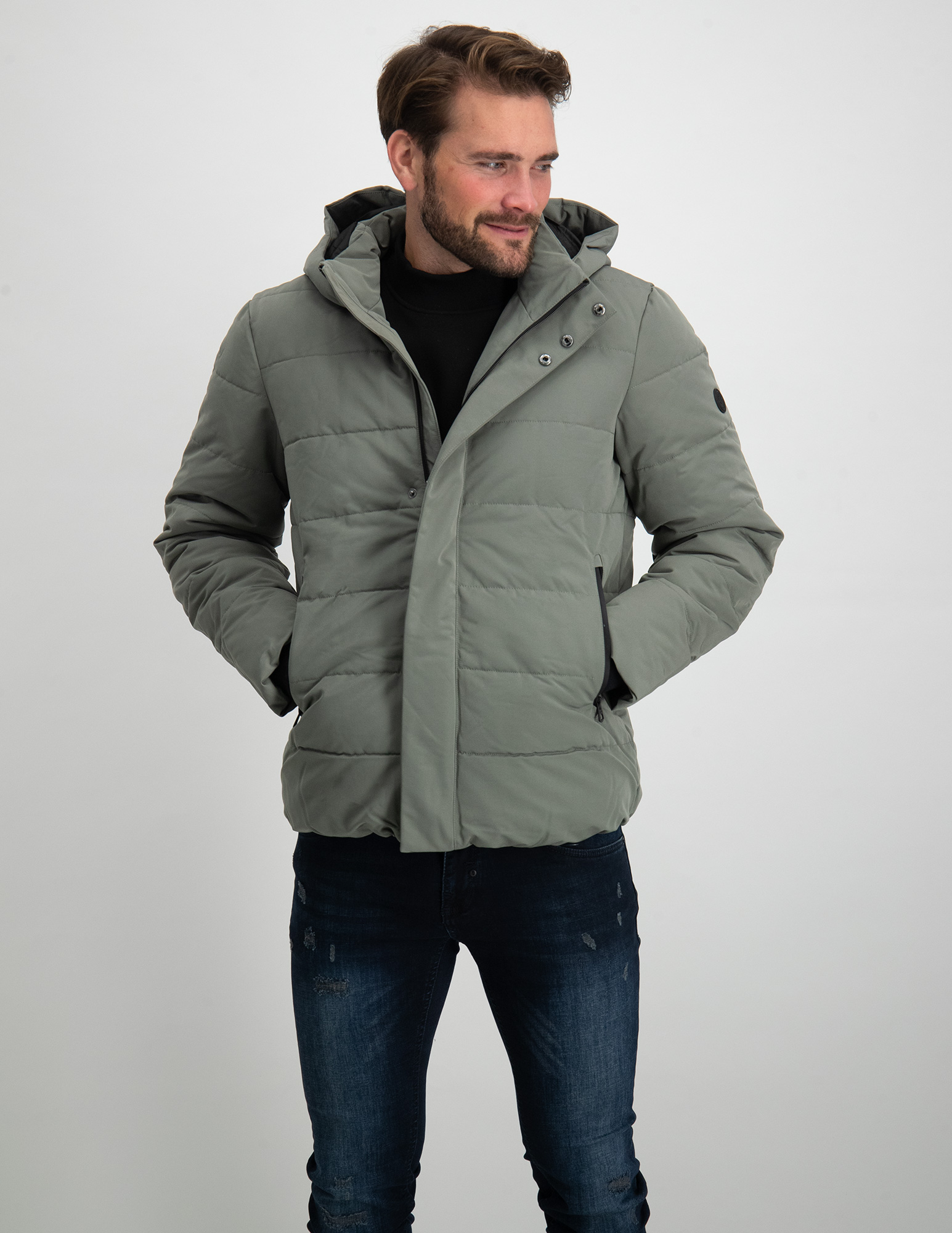 ONLY & SONS Winterjas Cayson 22019598 Grijs