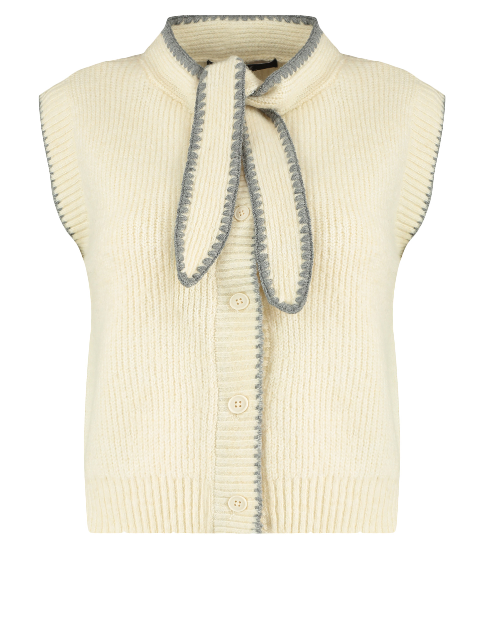 Vero moda Gilet Napoli 10341697 Ecru
