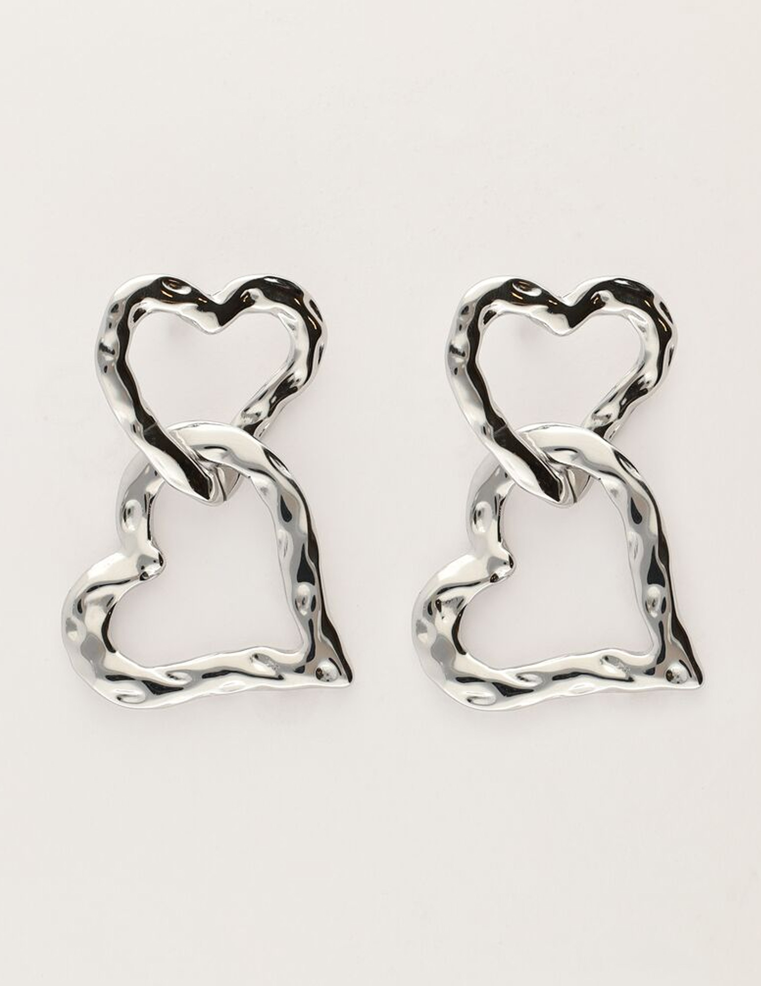 My Jewellery Oorbellen vintage hartjes MJ11045 Zilver