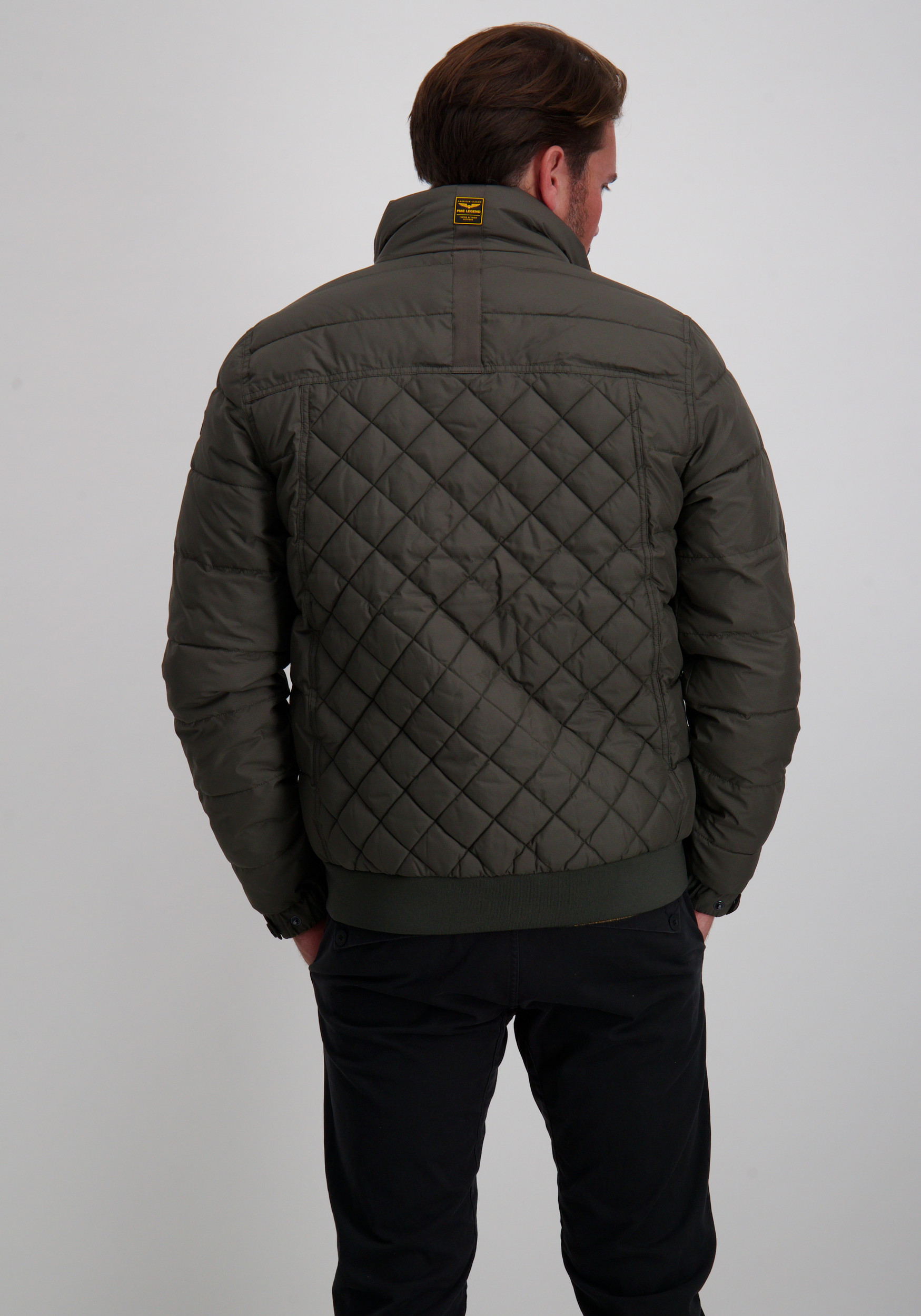 PME Legend Flightjacket Cargo PJA2508118 Donker groen